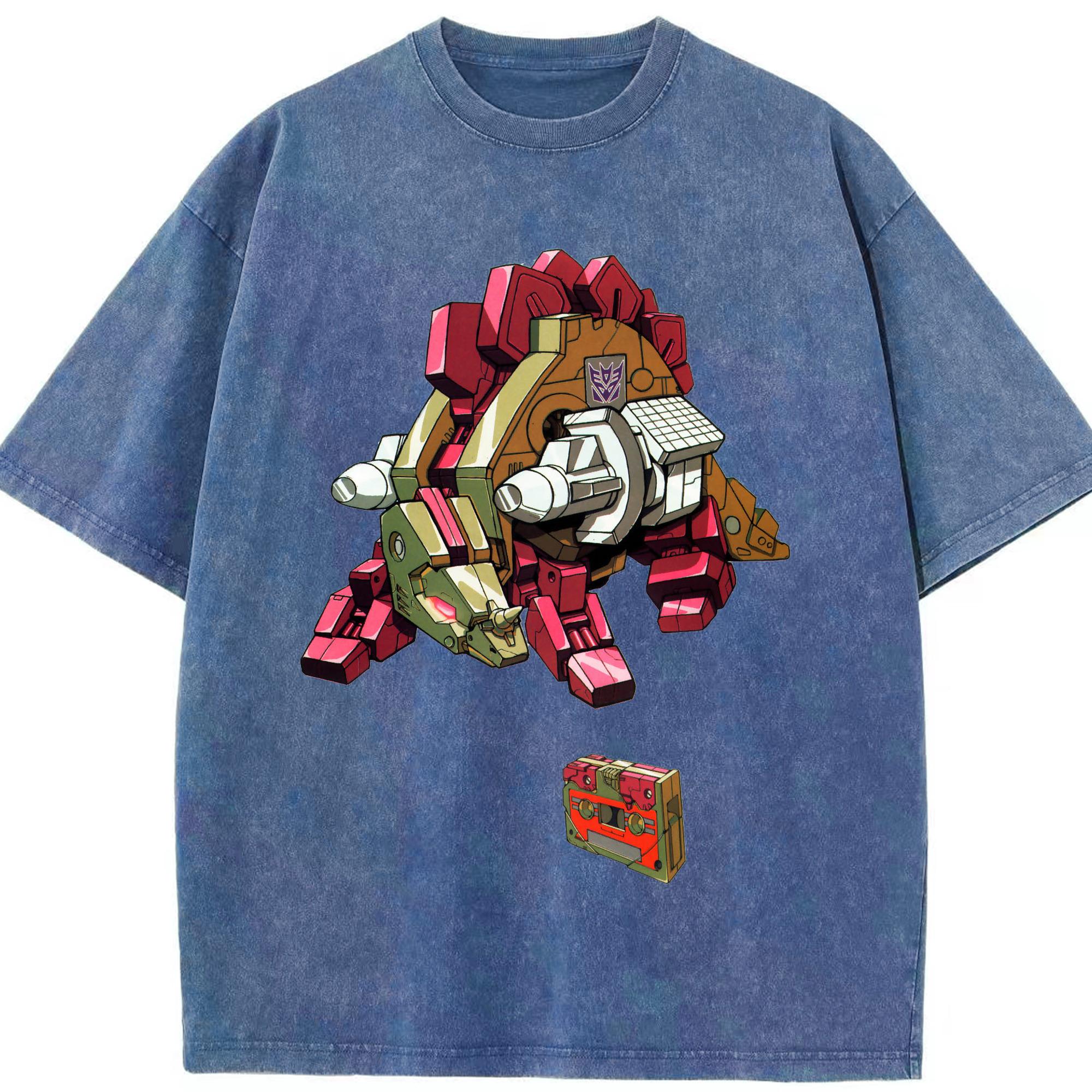 （画像用）  綿100% ヴィンテージ風 半袖Tシャツ（フロントプリント）