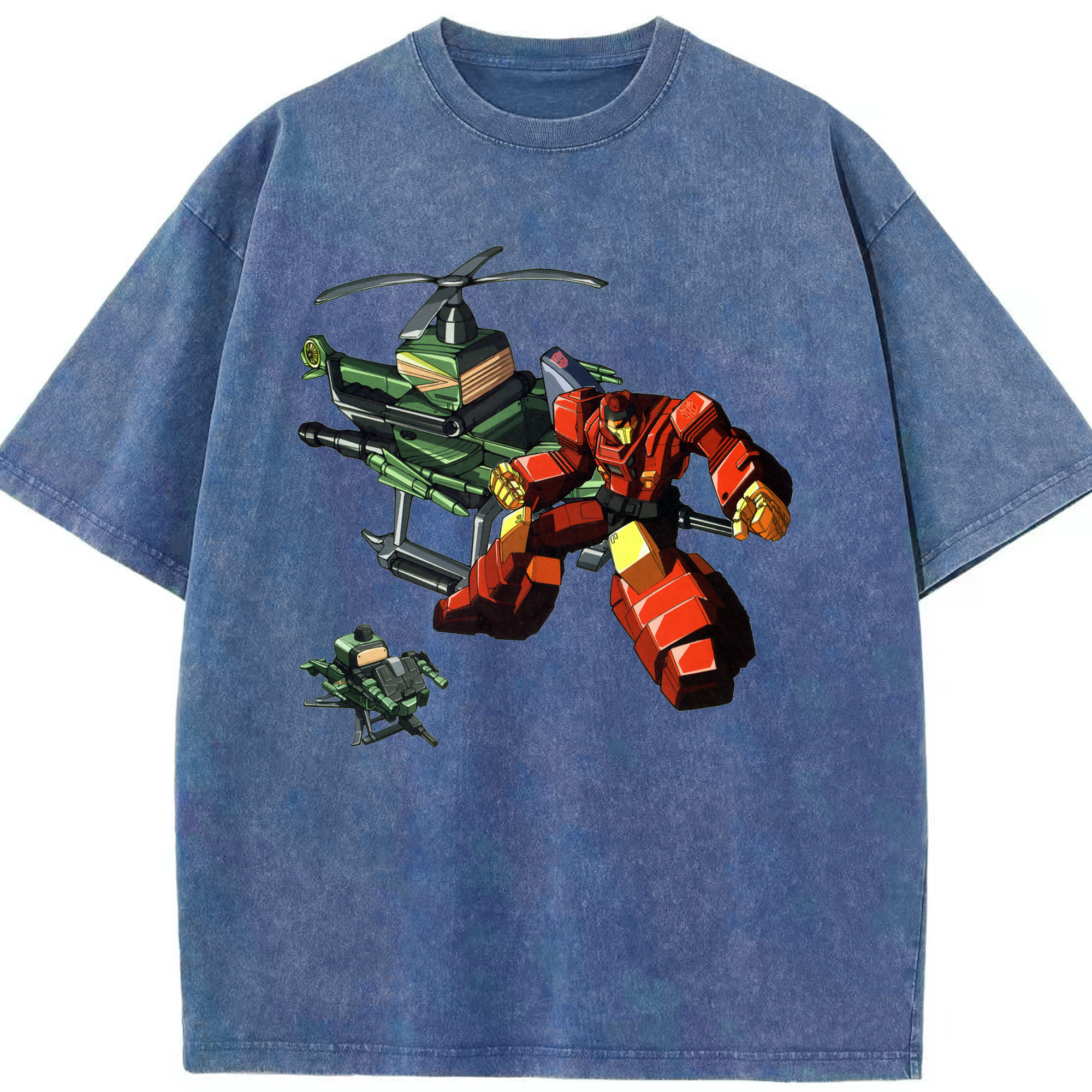 （画像用）  綿100% ヴィンテージ風 半袖Tシャツ（フロントプリント）