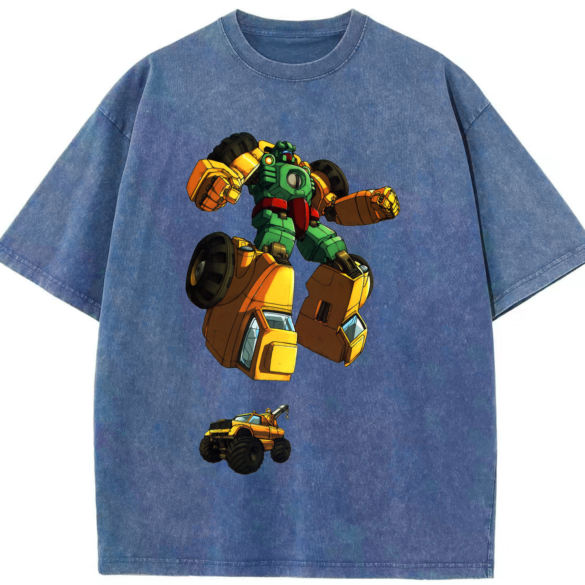（画像用）  綿100% ヴィンテージ風 半袖Tシャツ（フロントプリント）