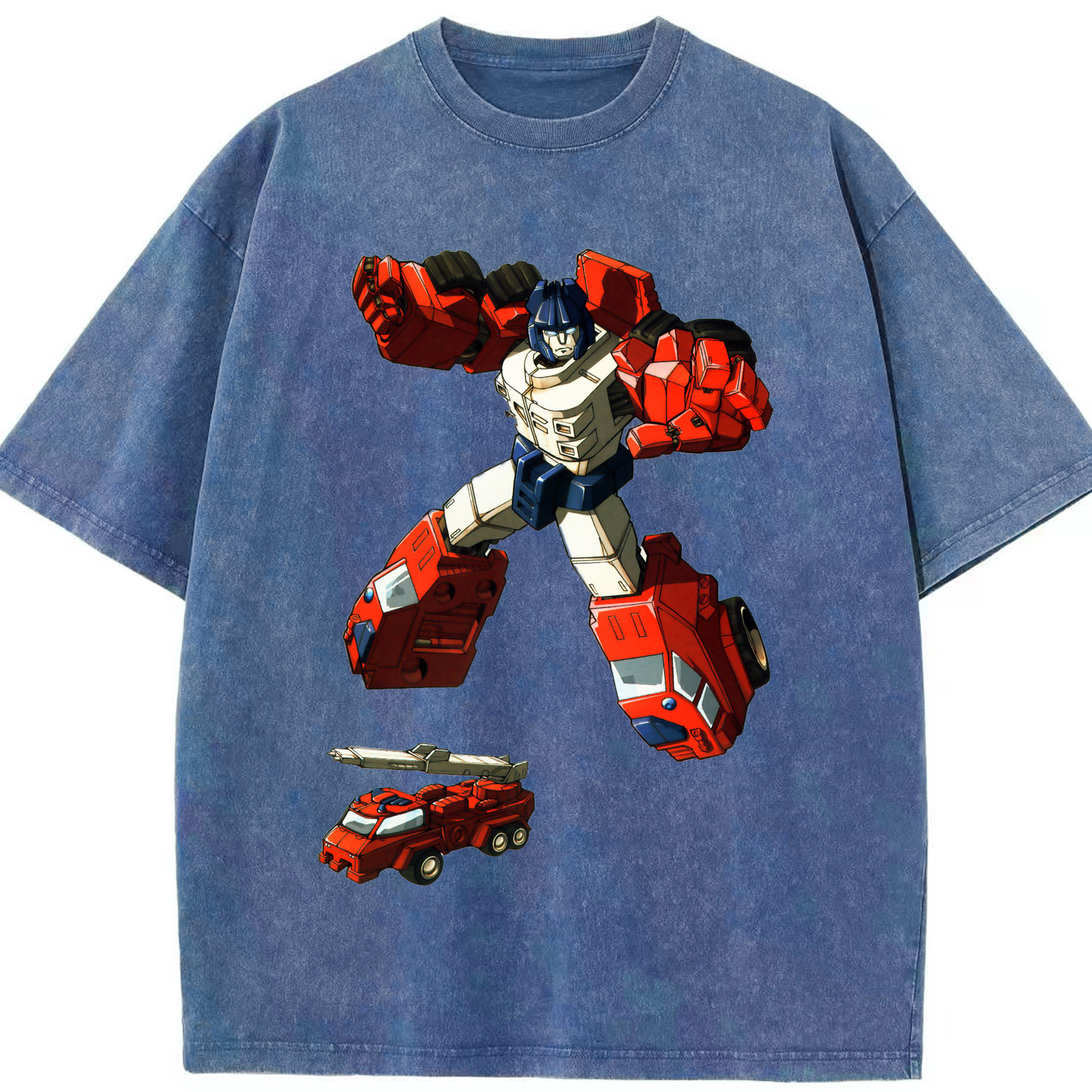 （画像用）  綿100% ヴィンテージ風 半袖Tシャツ（フロントプリント）
