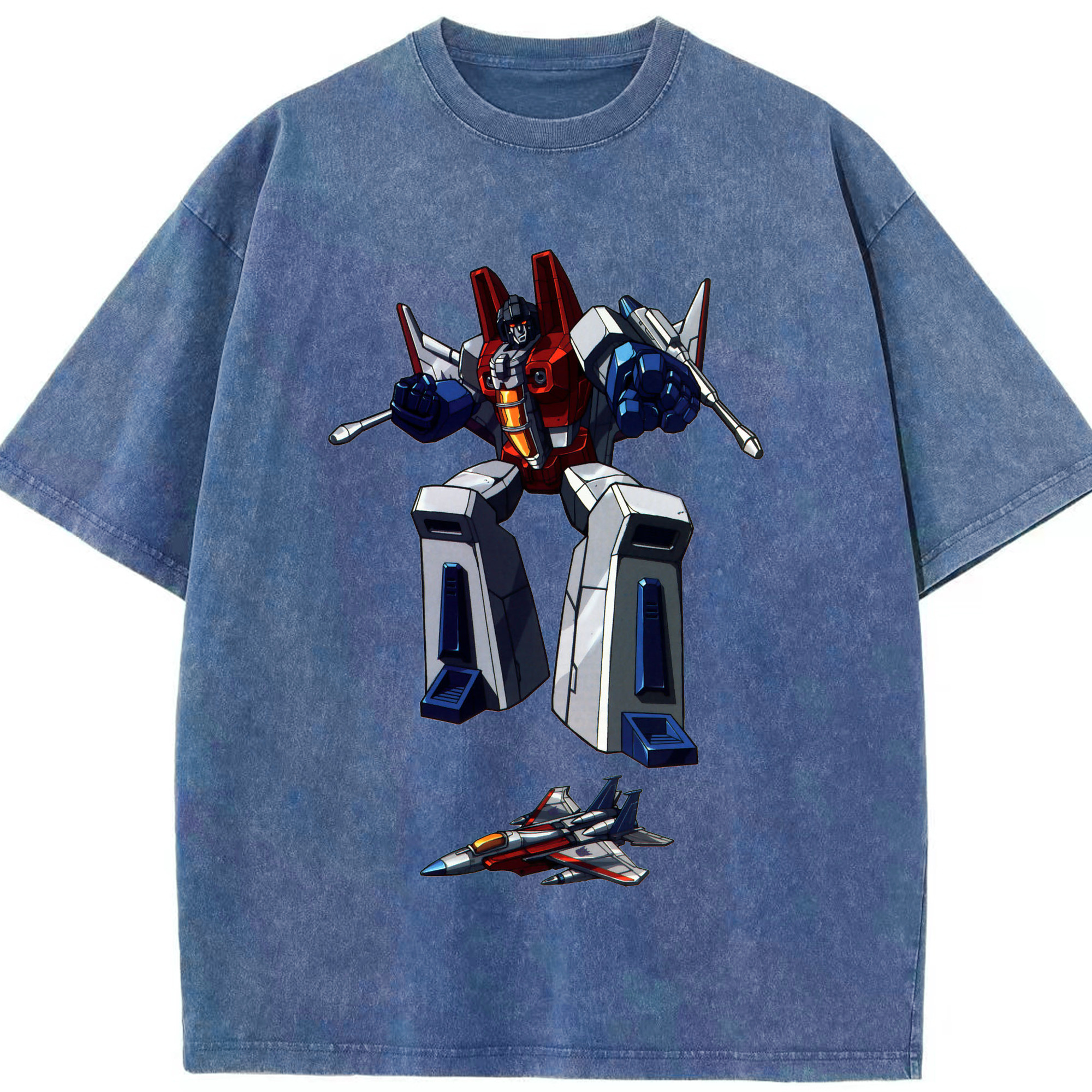 （画像用）  綿100% ヴィンテージ風 半袖Tシャツ（フロントプリント）
