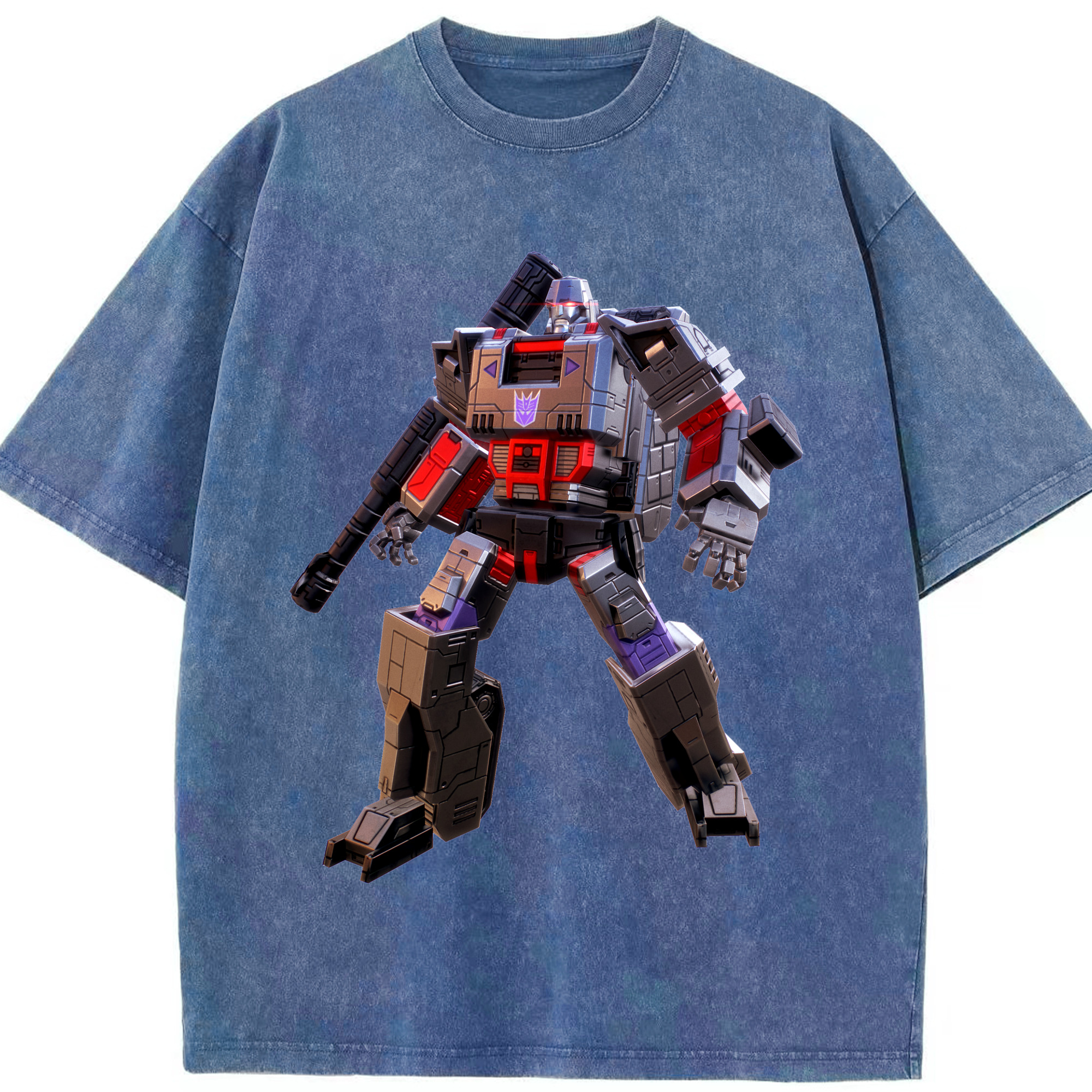 （画像用）  綿100% ヴィンテージ風 半袖Tシャツ（フロントプリント）