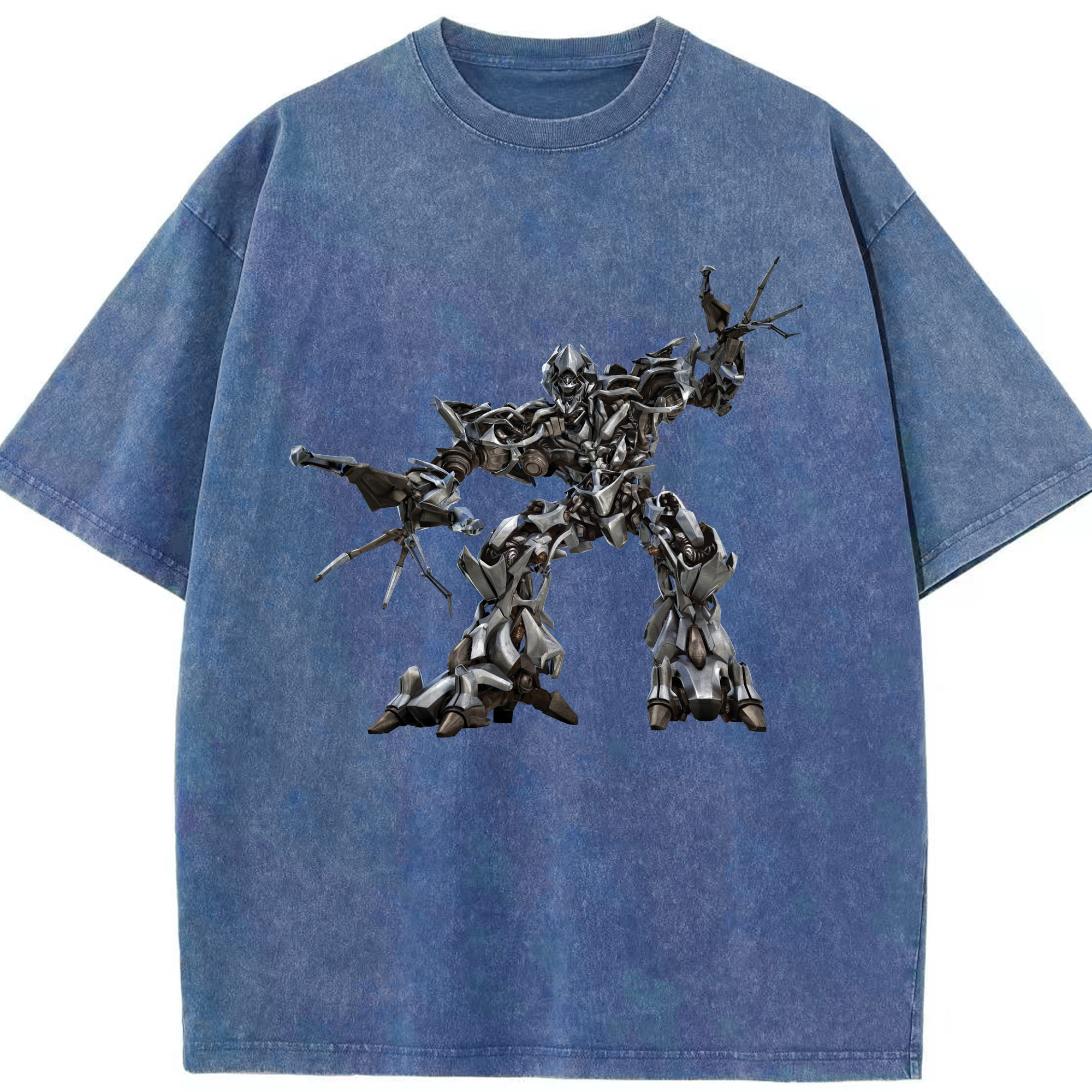 （画像用）  綿100% ヴィンテージ風 半袖Tシャツ（フロントプリント）