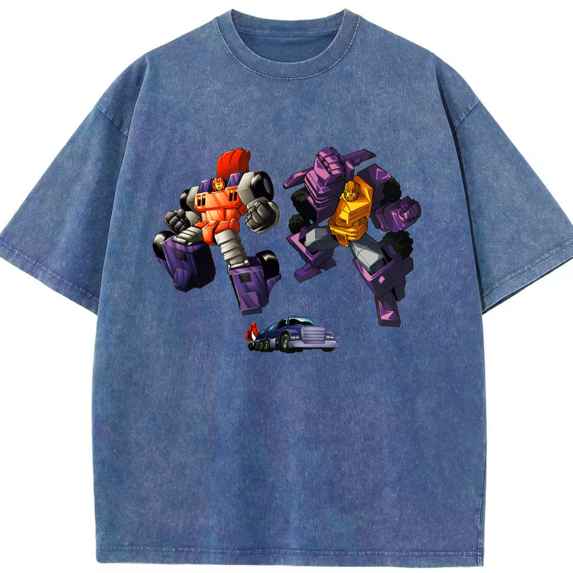 （画像用）  綿100% ヴィンテージ風 半袖Tシャツ（フロントプリント）