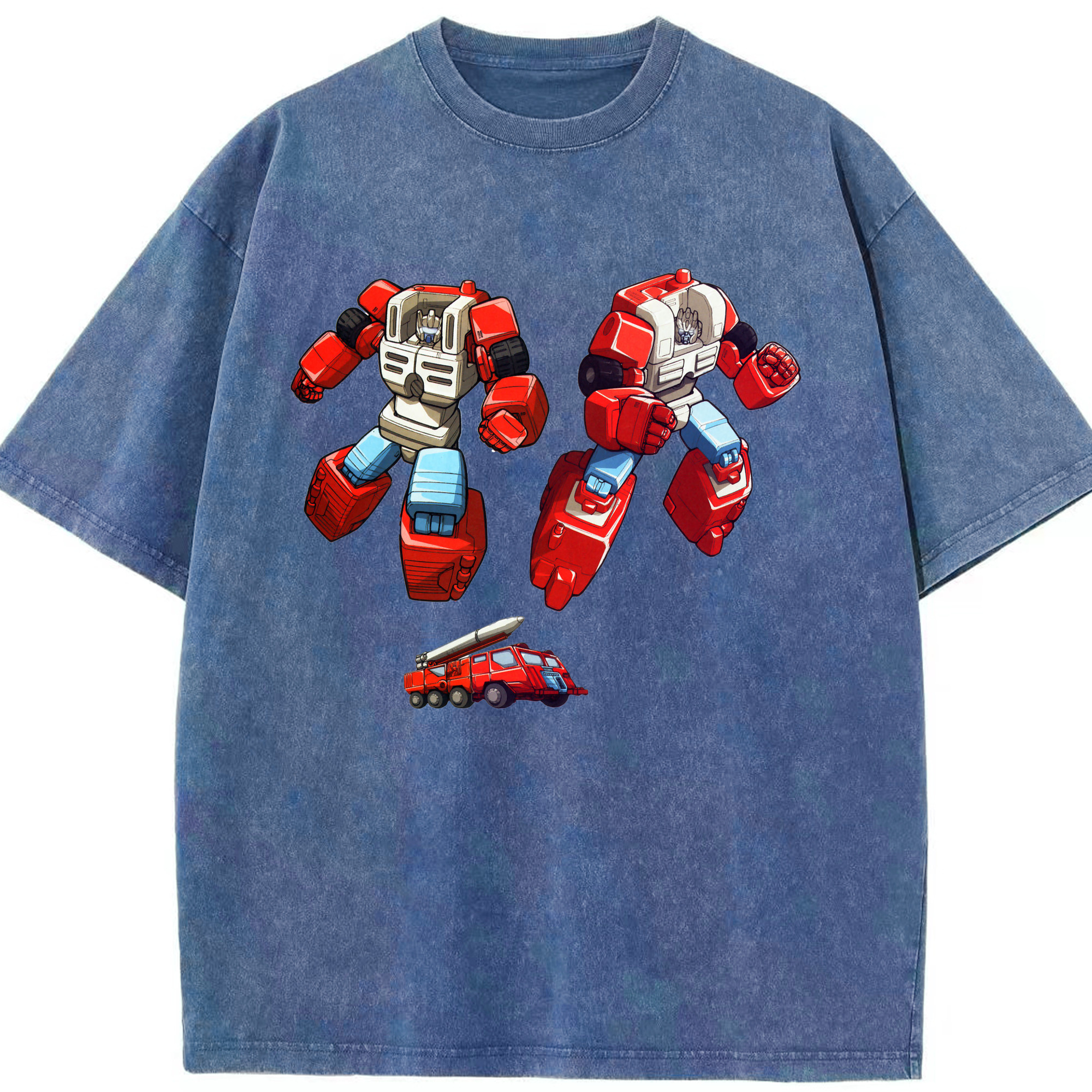 （画像用）  綿100% ヴィンテージ風 半袖Tシャツ（フロントプリント）