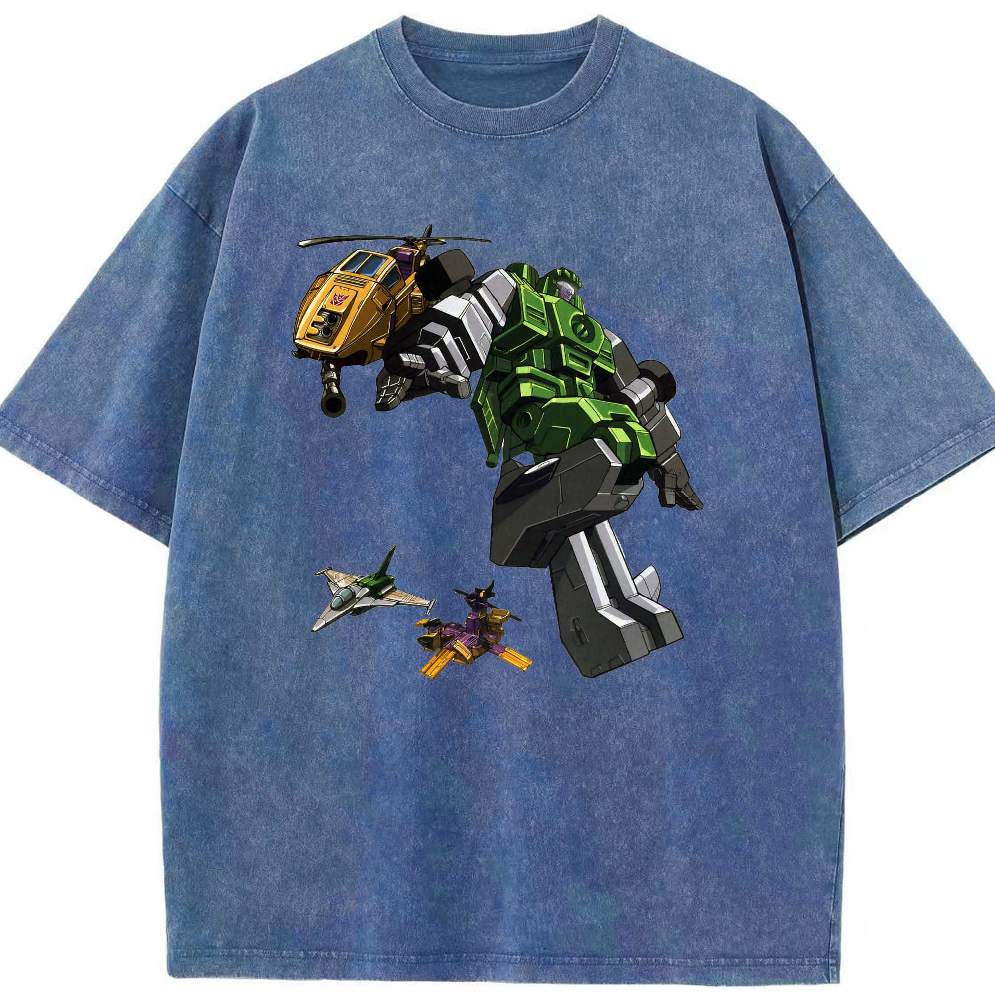 （画像用）  綿100% ヴィンテージ風 半袖Tシャツ（フロントプリント）