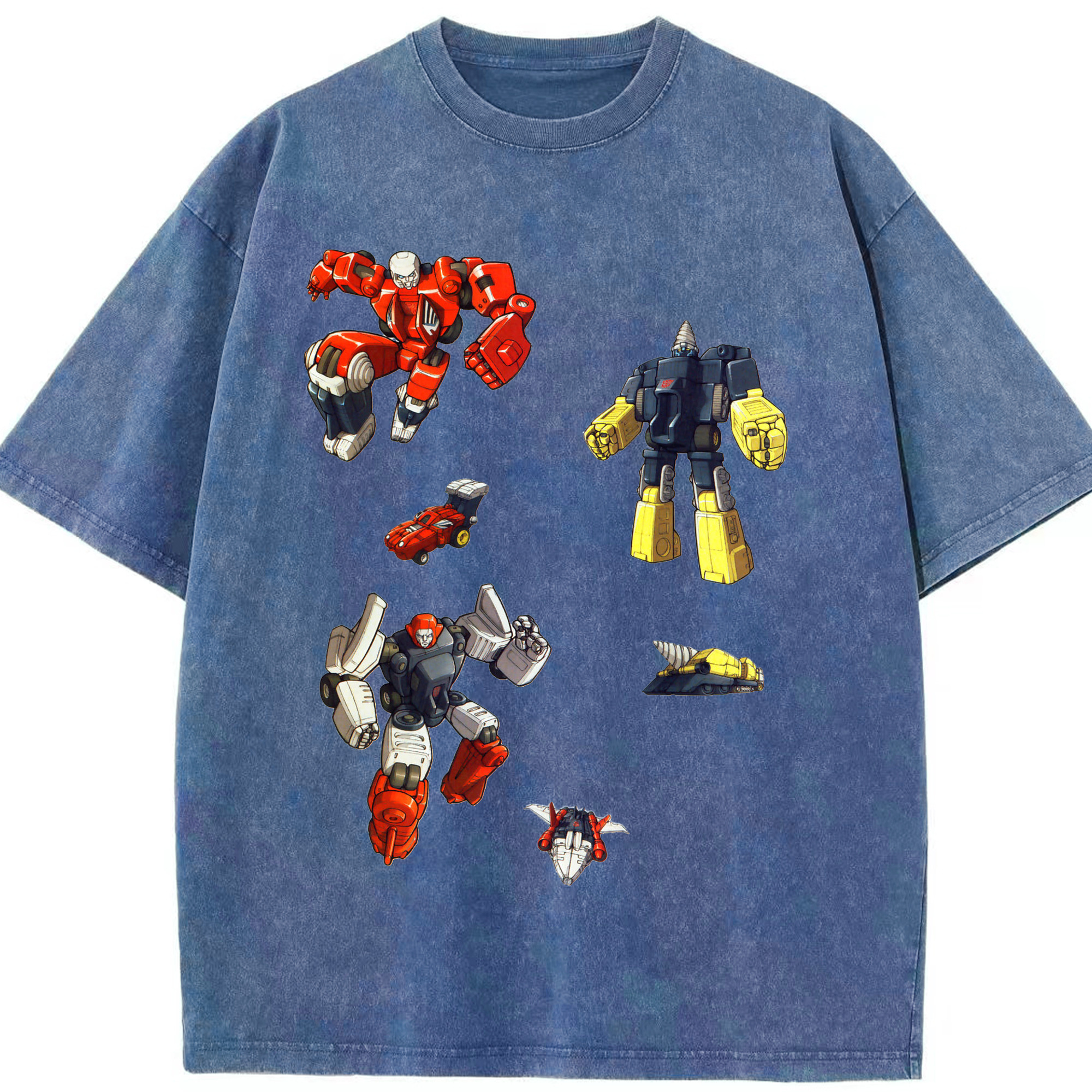 （画像用）  綿100% ヴィンテージ風 半袖Tシャツ（フロントプリント）