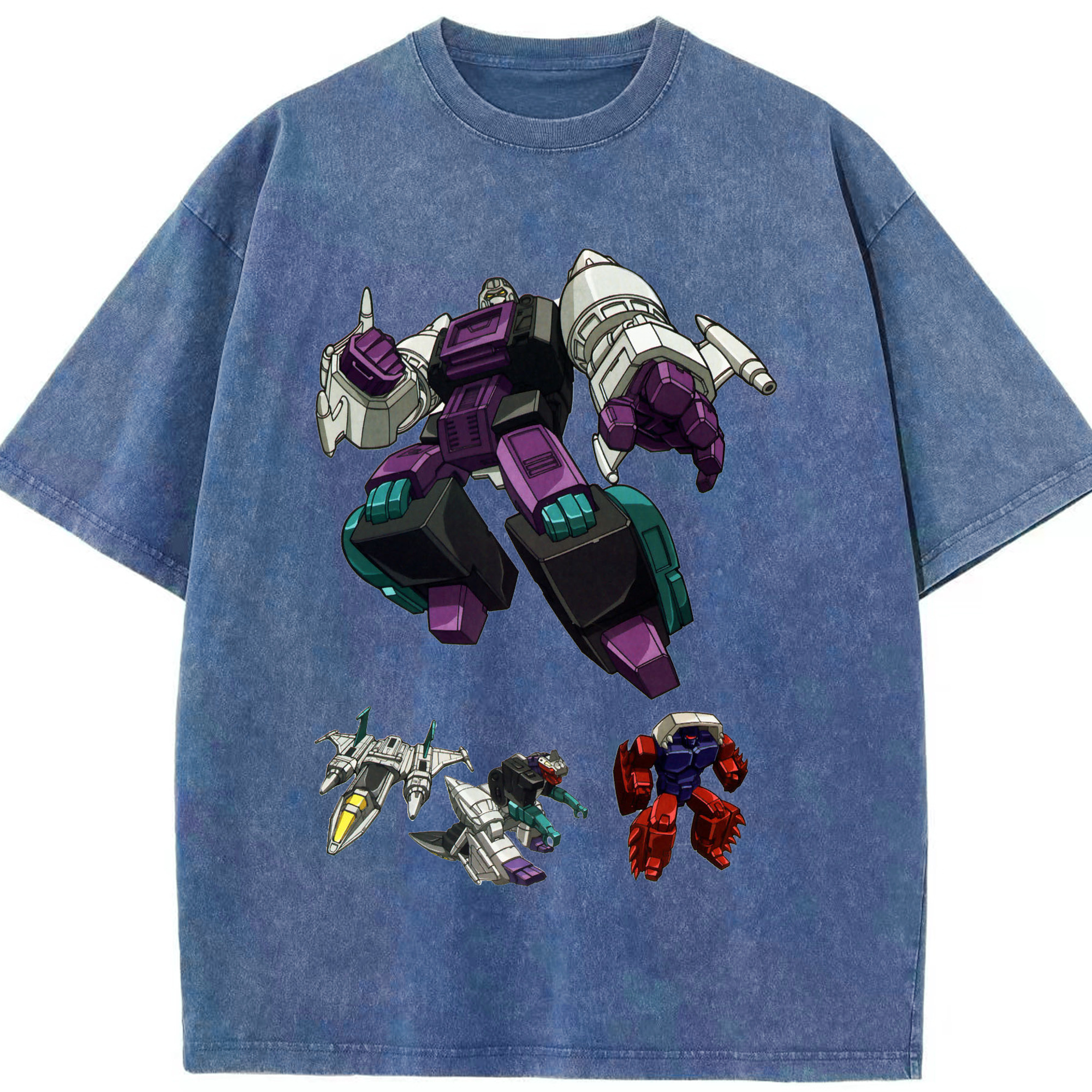 （画像用）  綿100% ヴィンテージ風 半袖Tシャツ（フロントプリント）