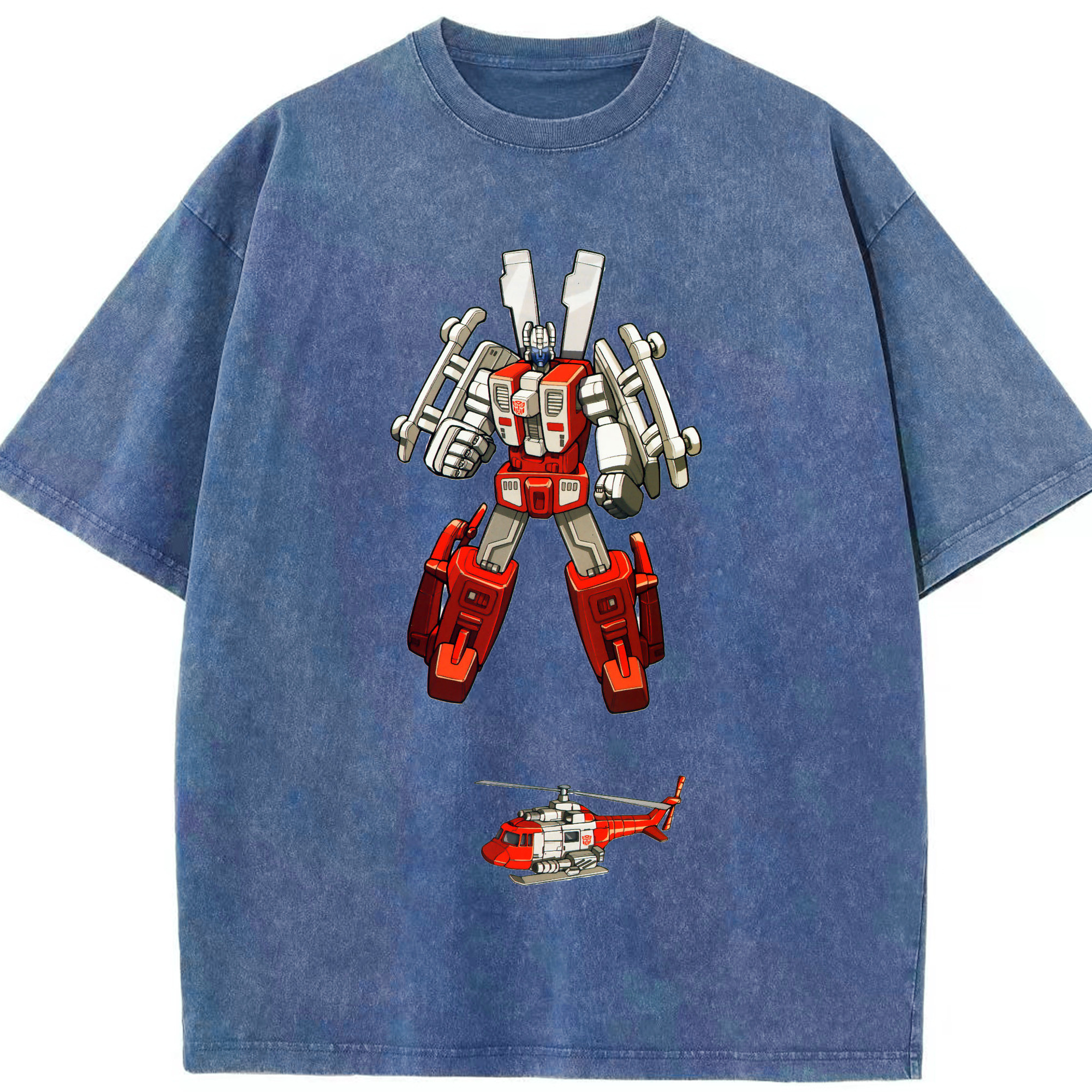 （画像用）  綿100% ヴィンテージ風 半袖Tシャツ（フロントプリント）