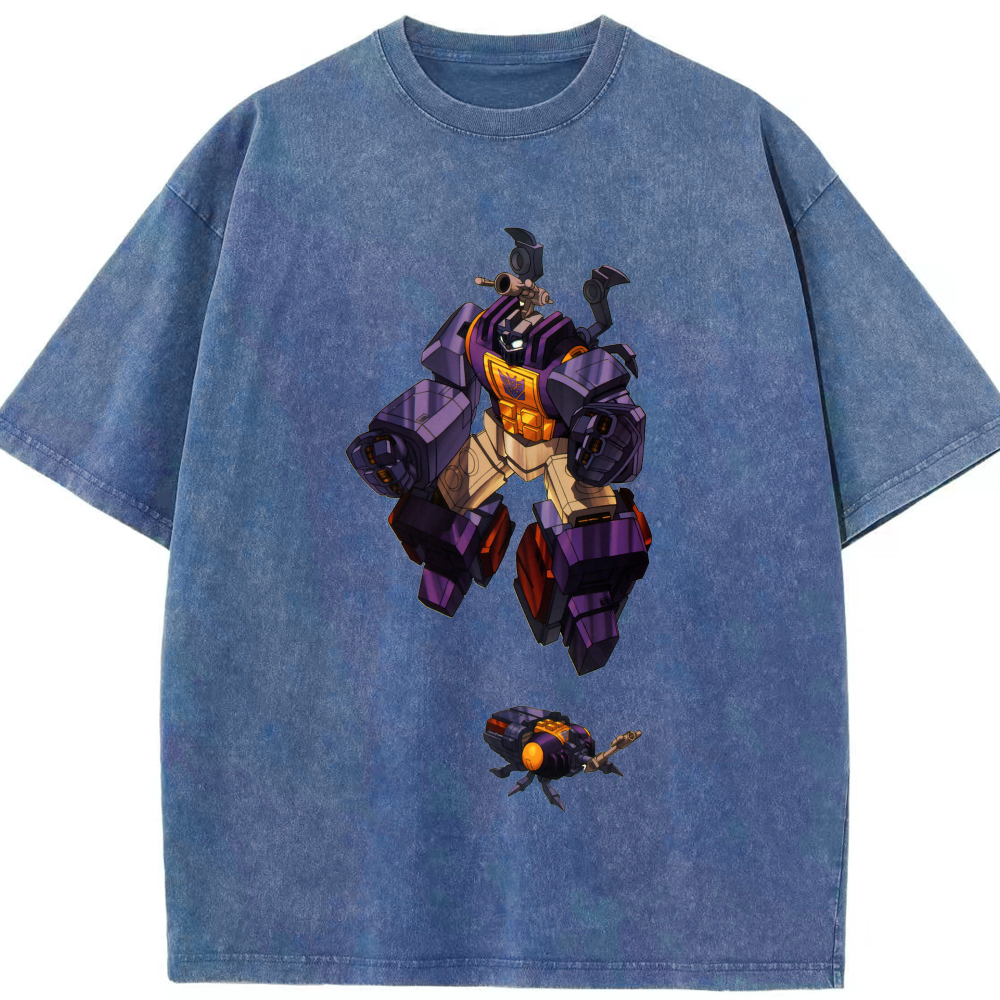 （画像用）  綿100% ヴィンテージ風 半袖Tシャツ（フロントプリント）