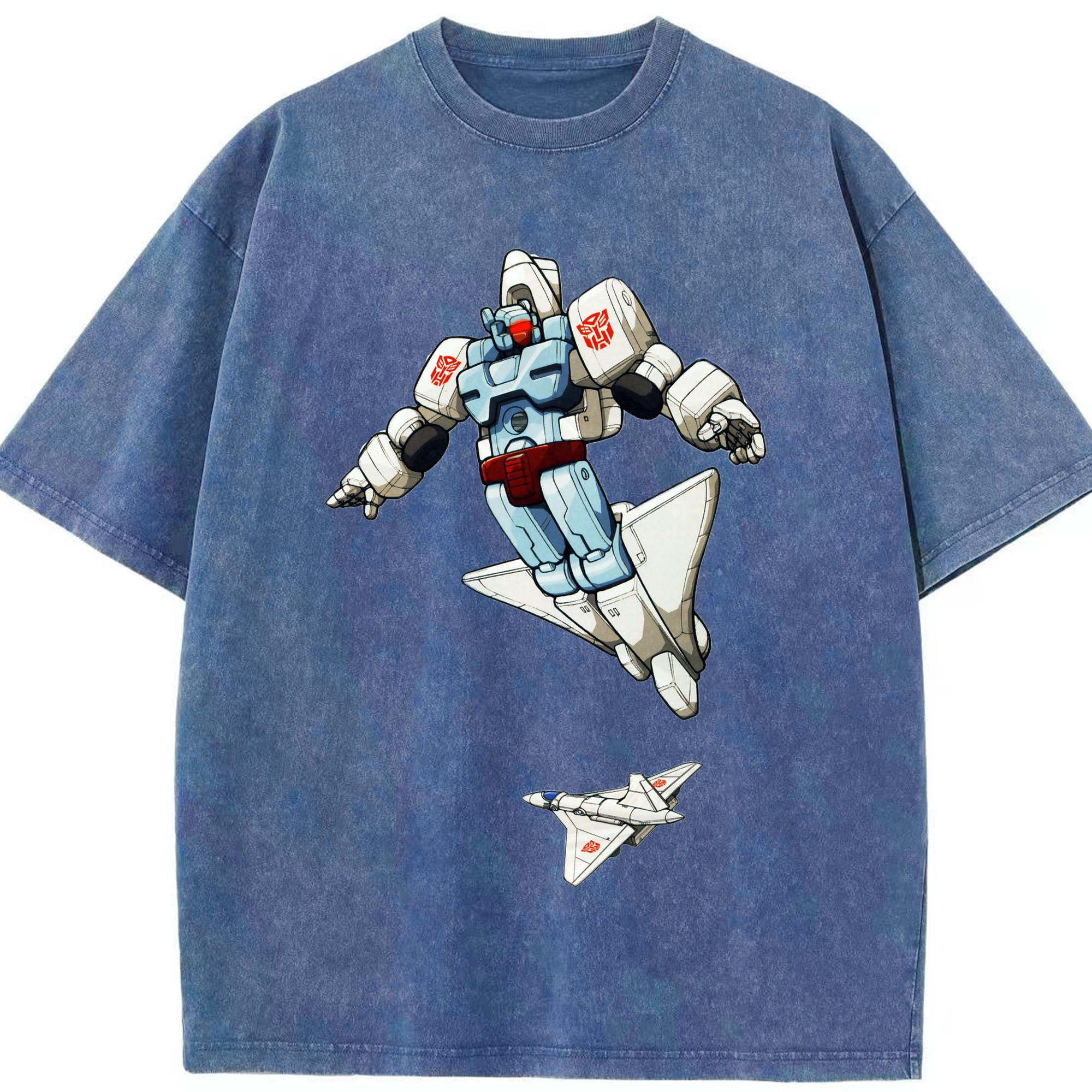 （画像用）  綿100% ヴィンテージ風 半袖Tシャツ（フロントプリント）