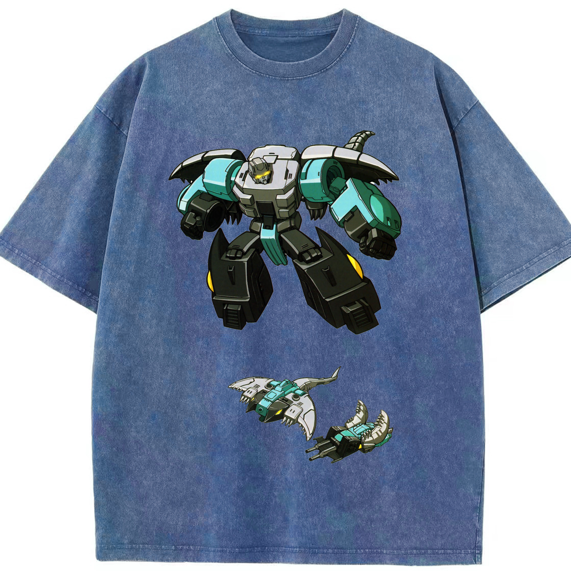 （画像用）  綿100% ヴィンテージ風 半袖Tシャツ（フロントプリント）