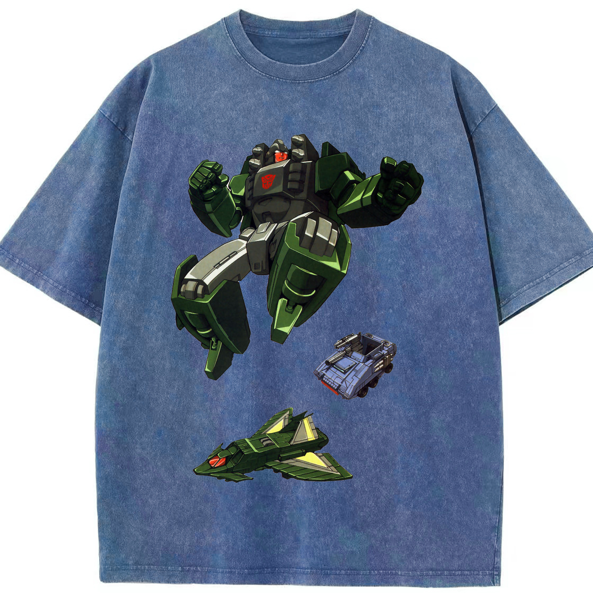 （画像用）  綿100% ヴィンテージ風 半袖Tシャツ（フロントプリント）