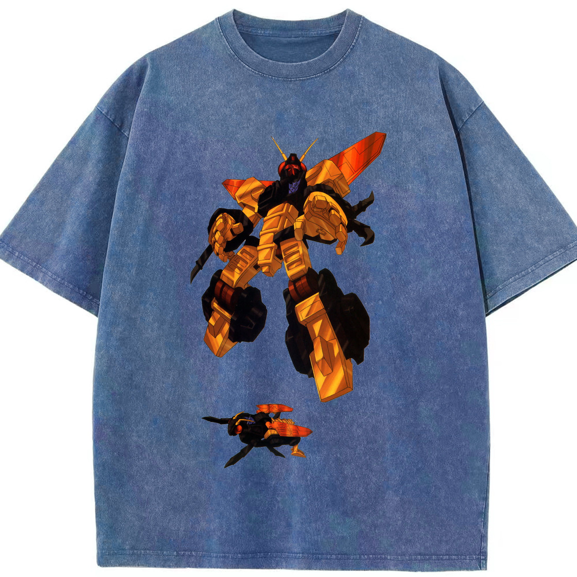 （画像用）  綿100% ヴィンテージ風 半袖Tシャツ（フロントプリント）