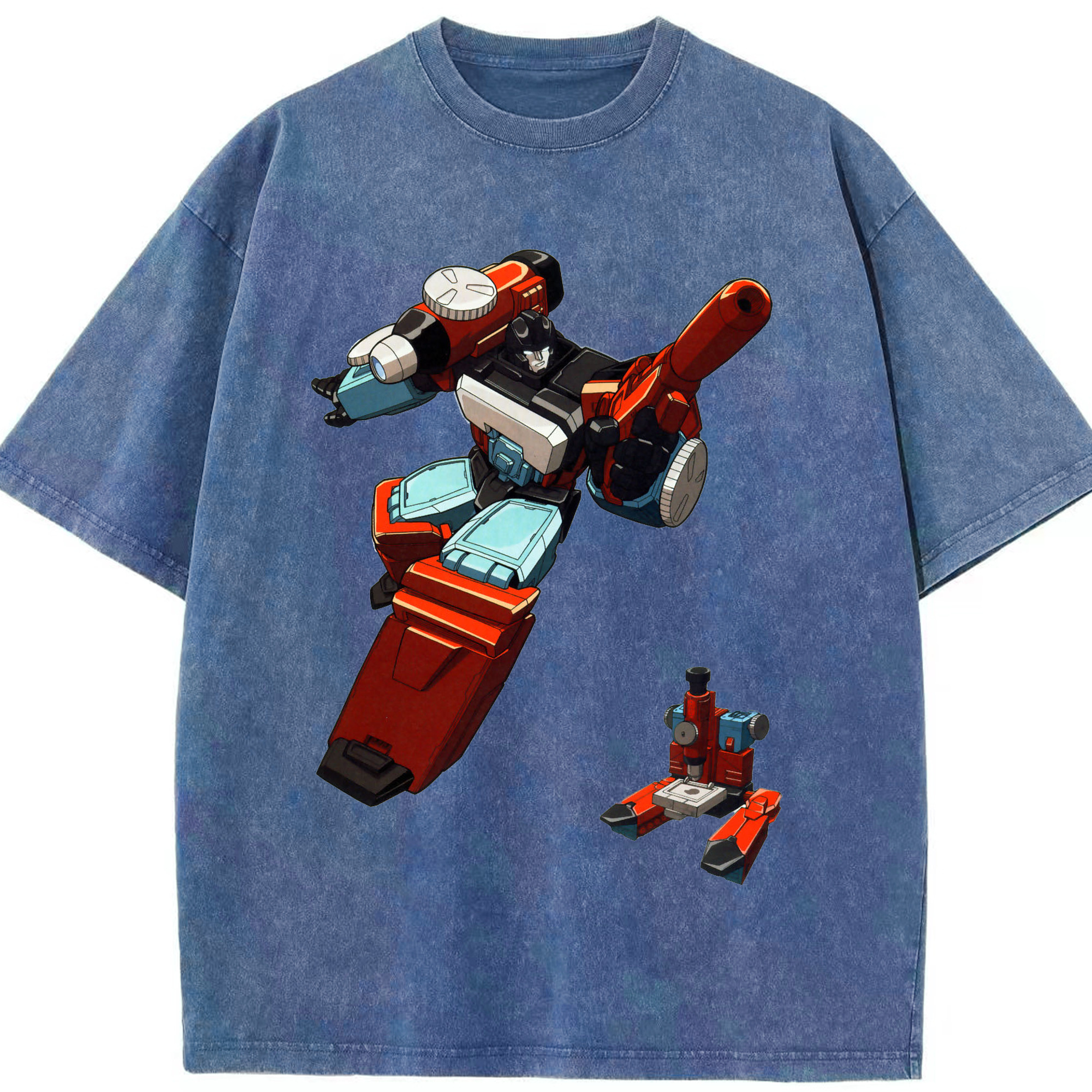 （画像用）  綿100% ヴィンテージ風 半袖Tシャツ（フロントプリント）