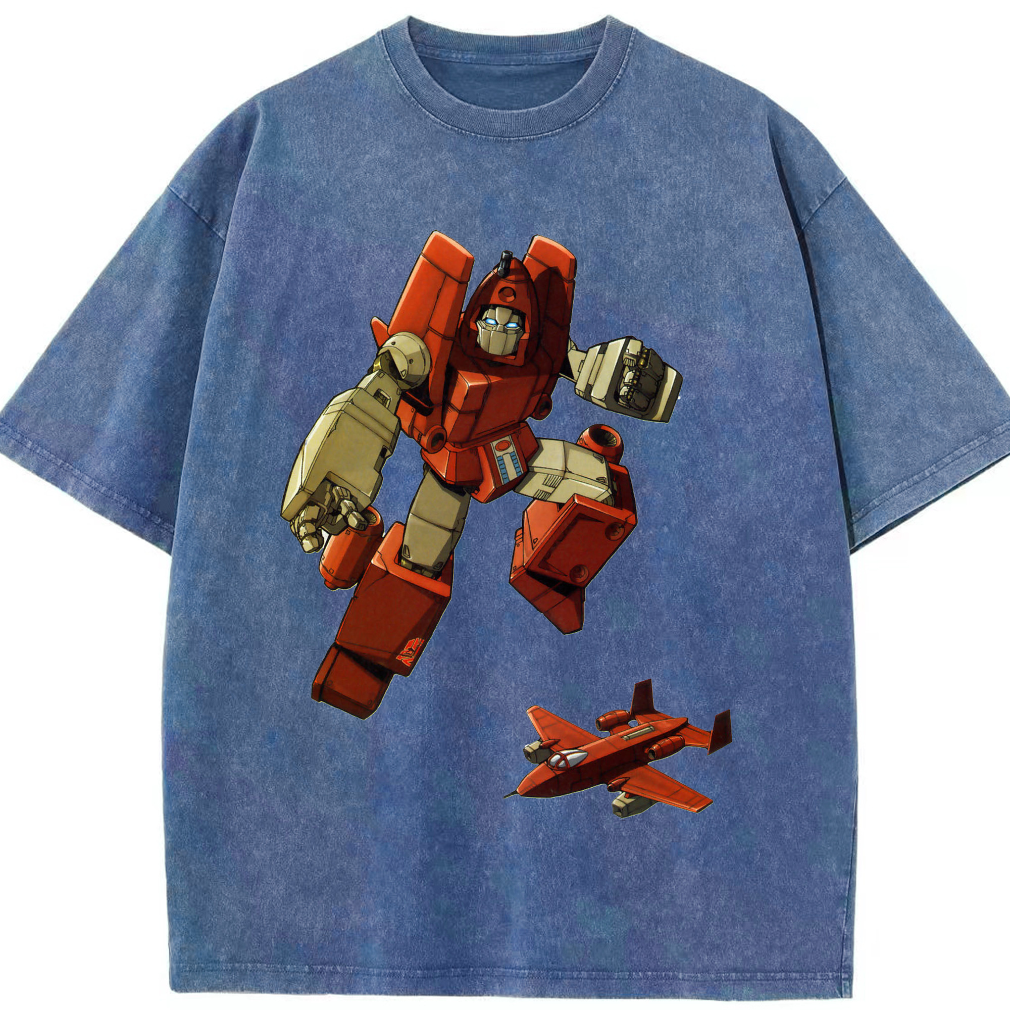 （画像用）  綿100% ヴィンテージ風 半袖Tシャツ（フロントプリント）