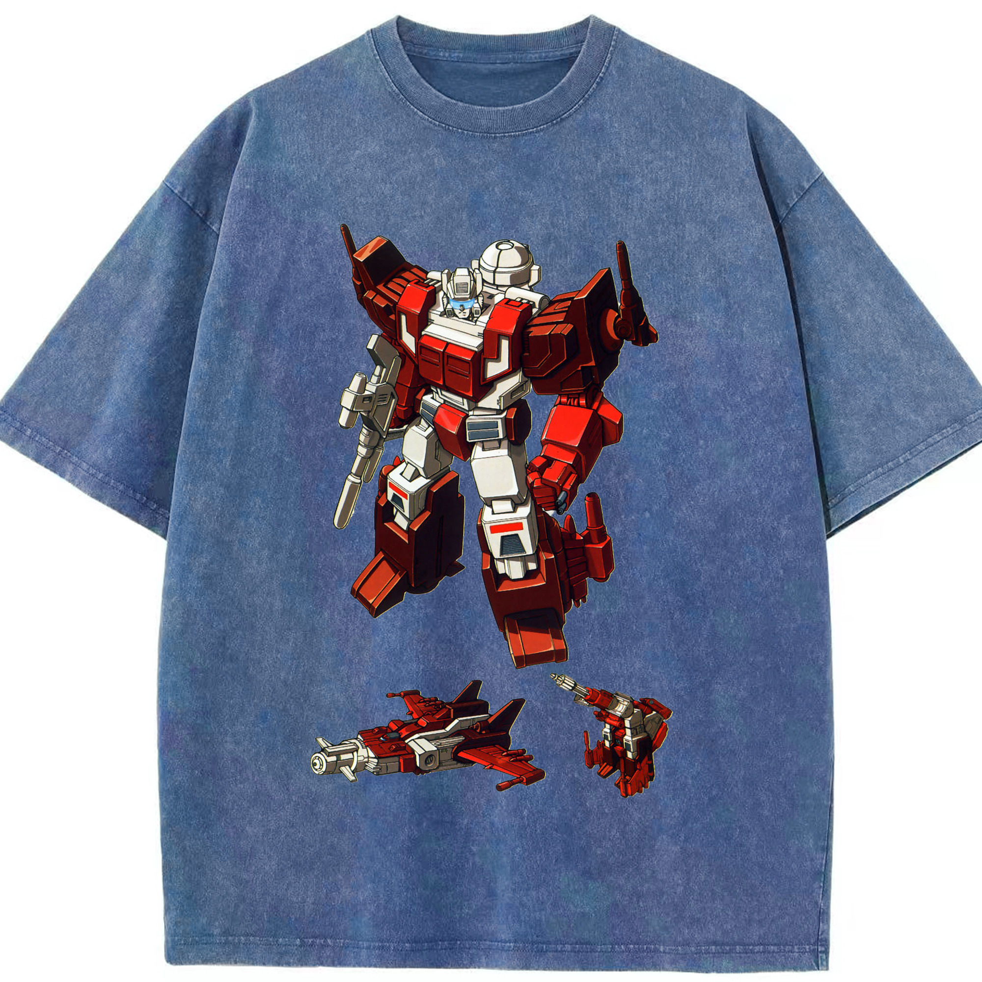 （画像用）  綿100% ヴィンテージ風 半袖Tシャツ（フロントプリント）