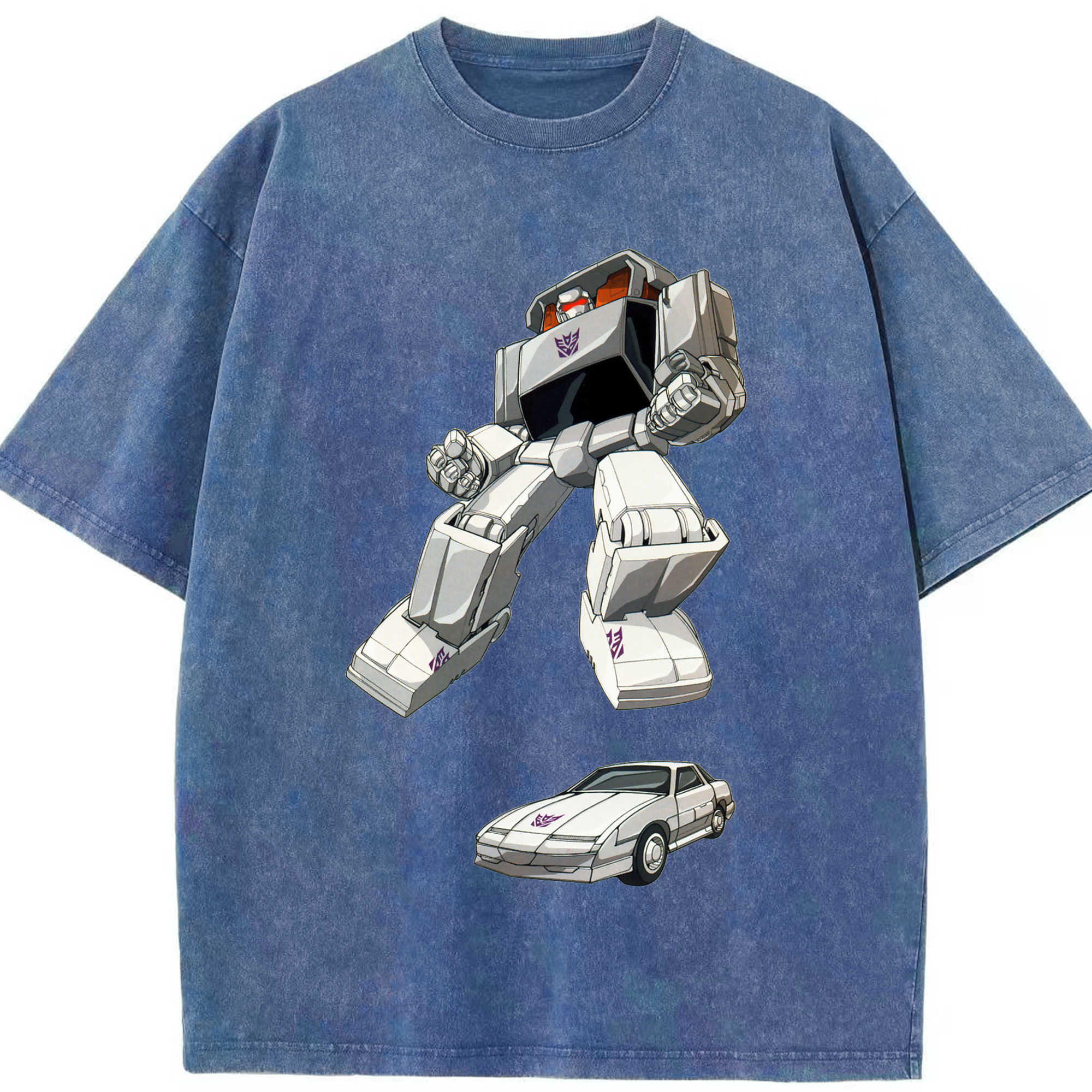（画像用）  綿100% ヴィンテージ風 半袖Tシャツ（フロントプリント）