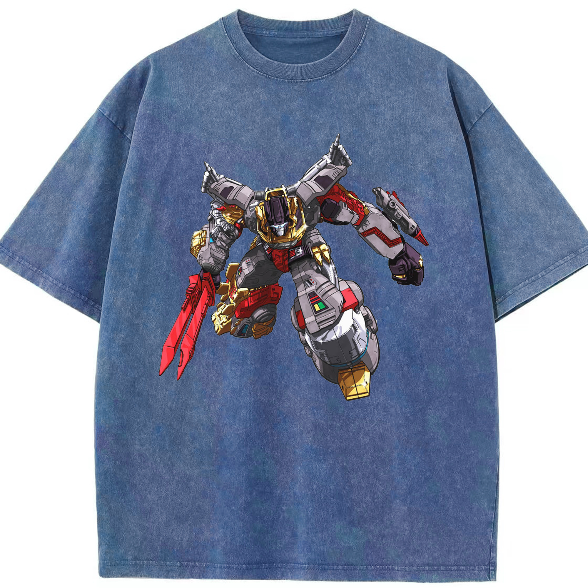 （画像用）  綿100% ヴィンテージ風 半袖Tシャツ（フロントプリント）