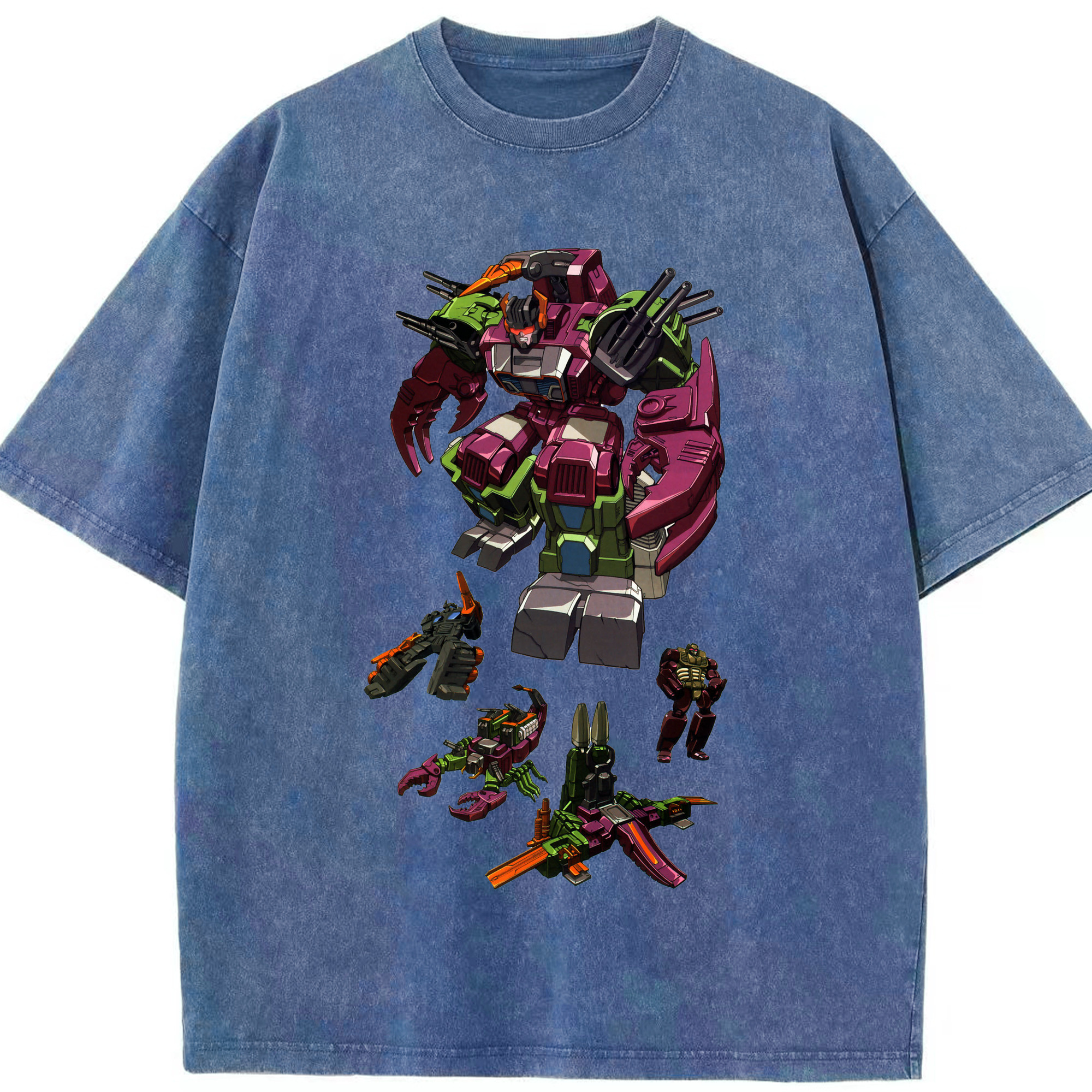 （画像用）  綿100% ヴィンテージ風 半袖Tシャツ（フロントプリント）