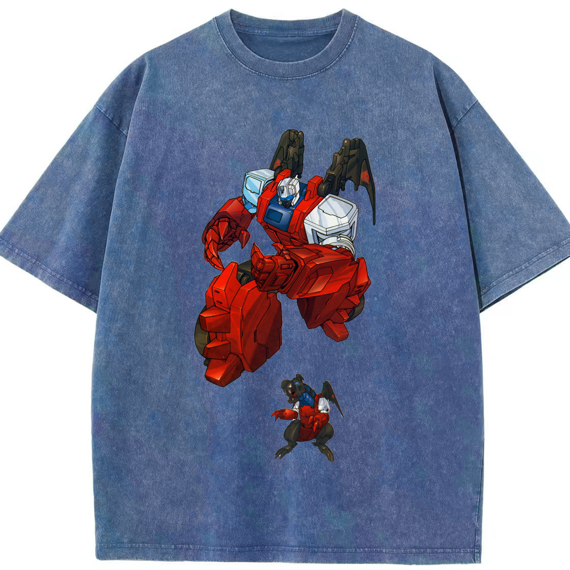 （画像用）  綿100% ヴィンテージ風 半袖Tシャツ（フロントプリント）
