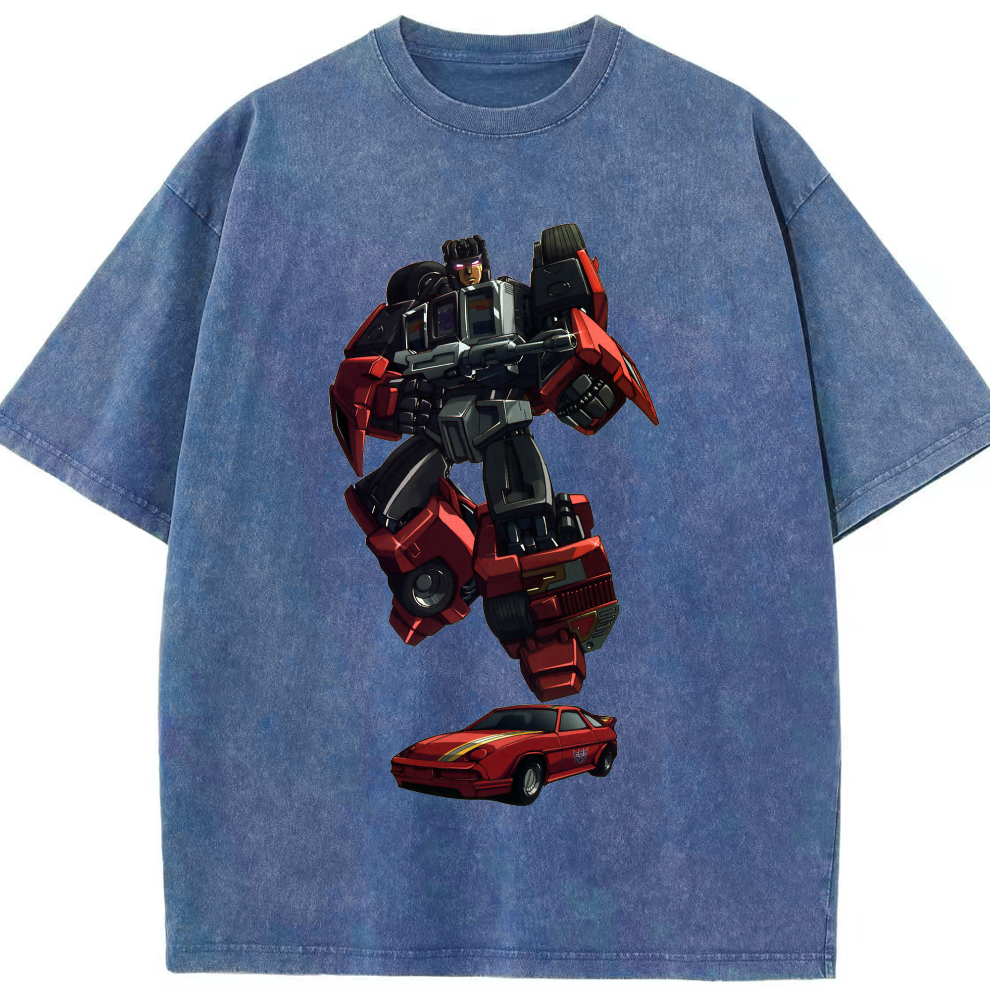 （画像用）  綿100% ヴィンテージ風 半袖Tシャツ（フロントプリント）