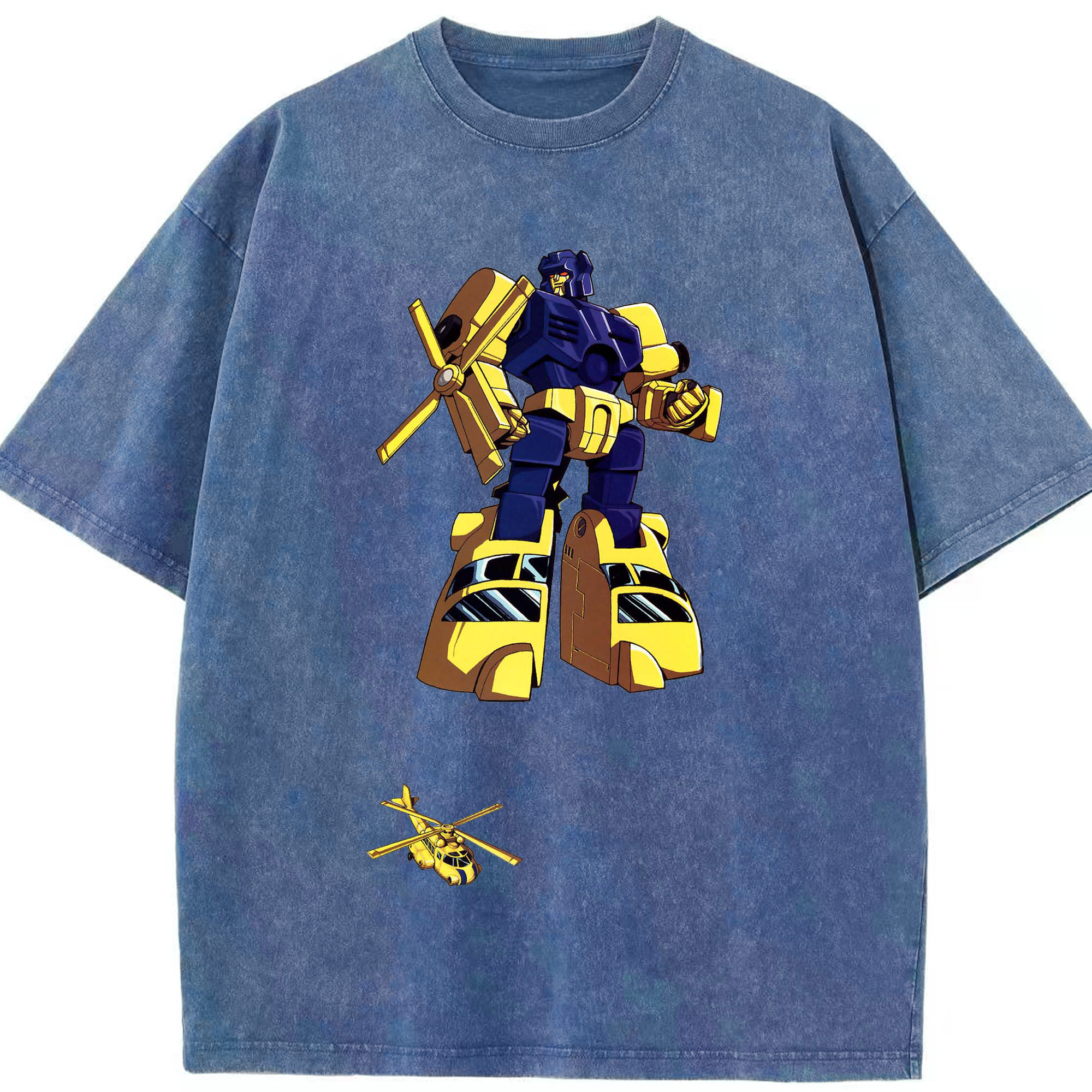 （画像用）  綿100% ヴィンテージ風 半袖Tシャツ（フロントプリント）