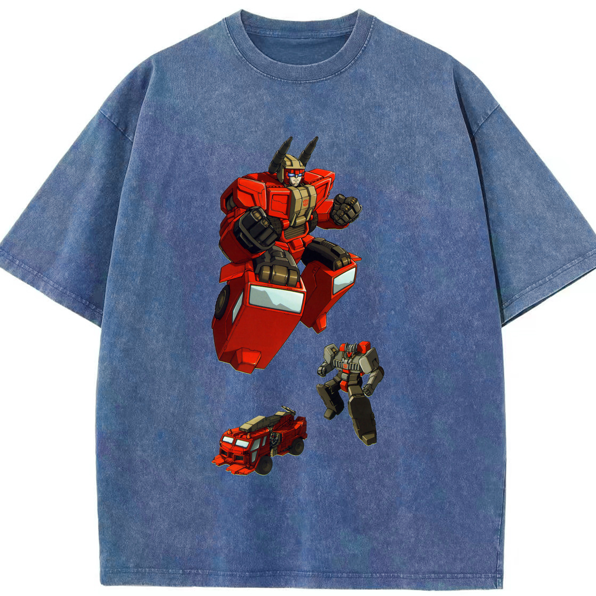 （画像用）  綿100% ヴィンテージ風 半袖Tシャツ（フロントプリント）