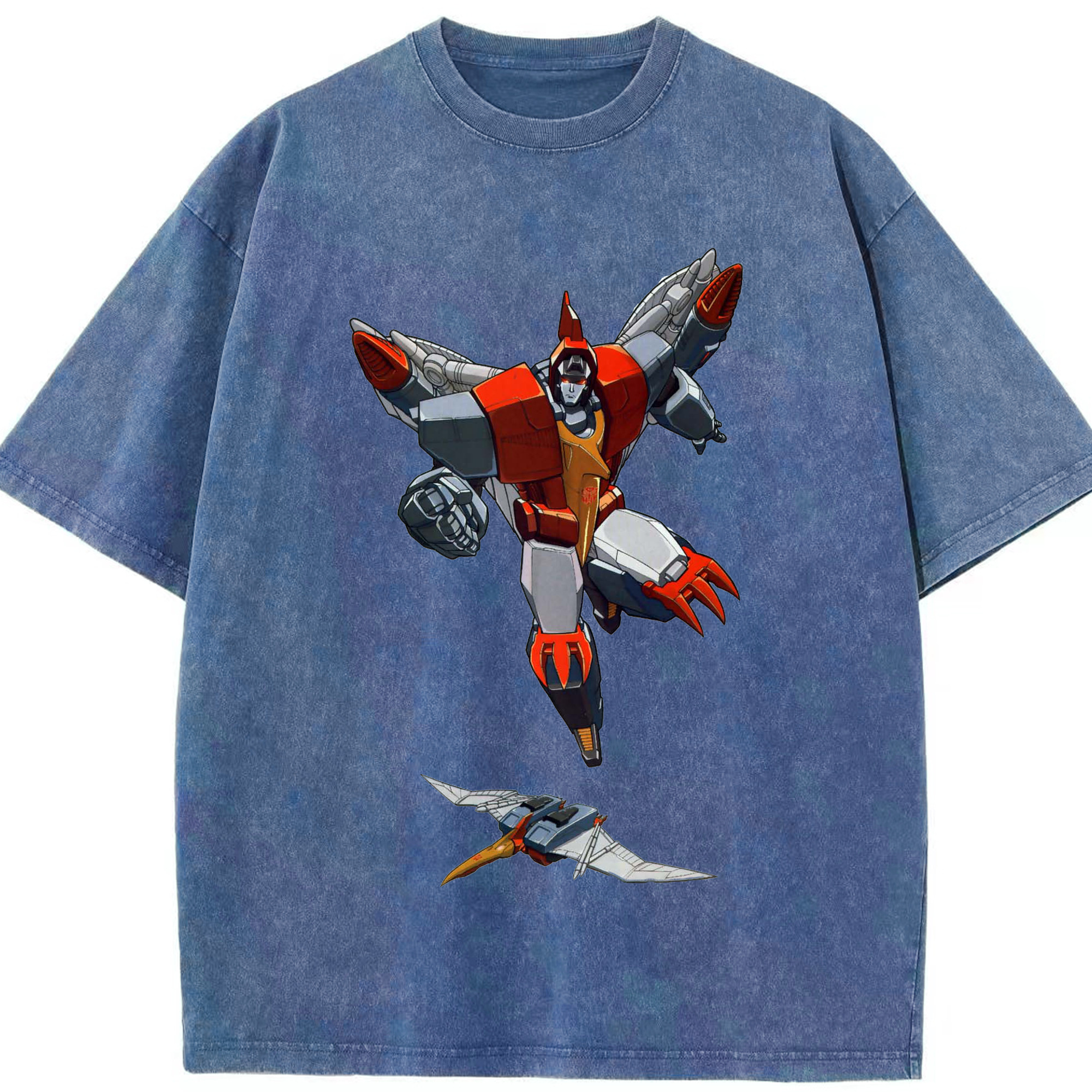 （画像用）  綿100% ヴィンテージ風 半袖Tシャツ（フロントプリント）