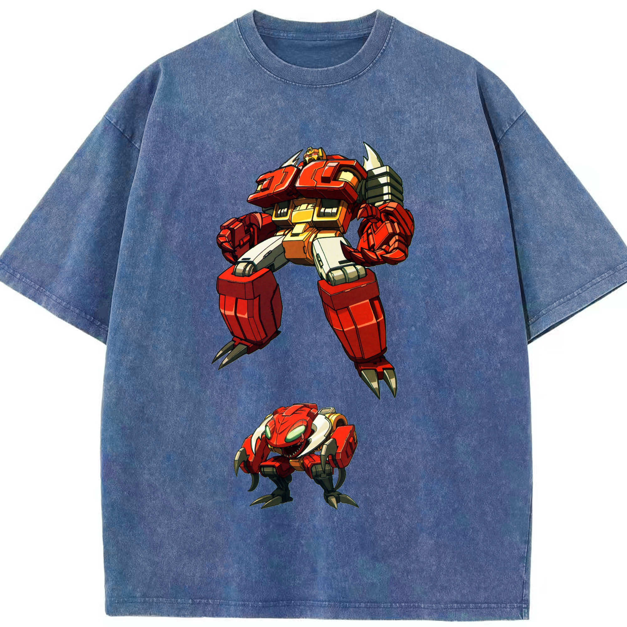 （画像用）  綿100% ヴィンテージ風 半袖Tシャツ（フロントプリント）