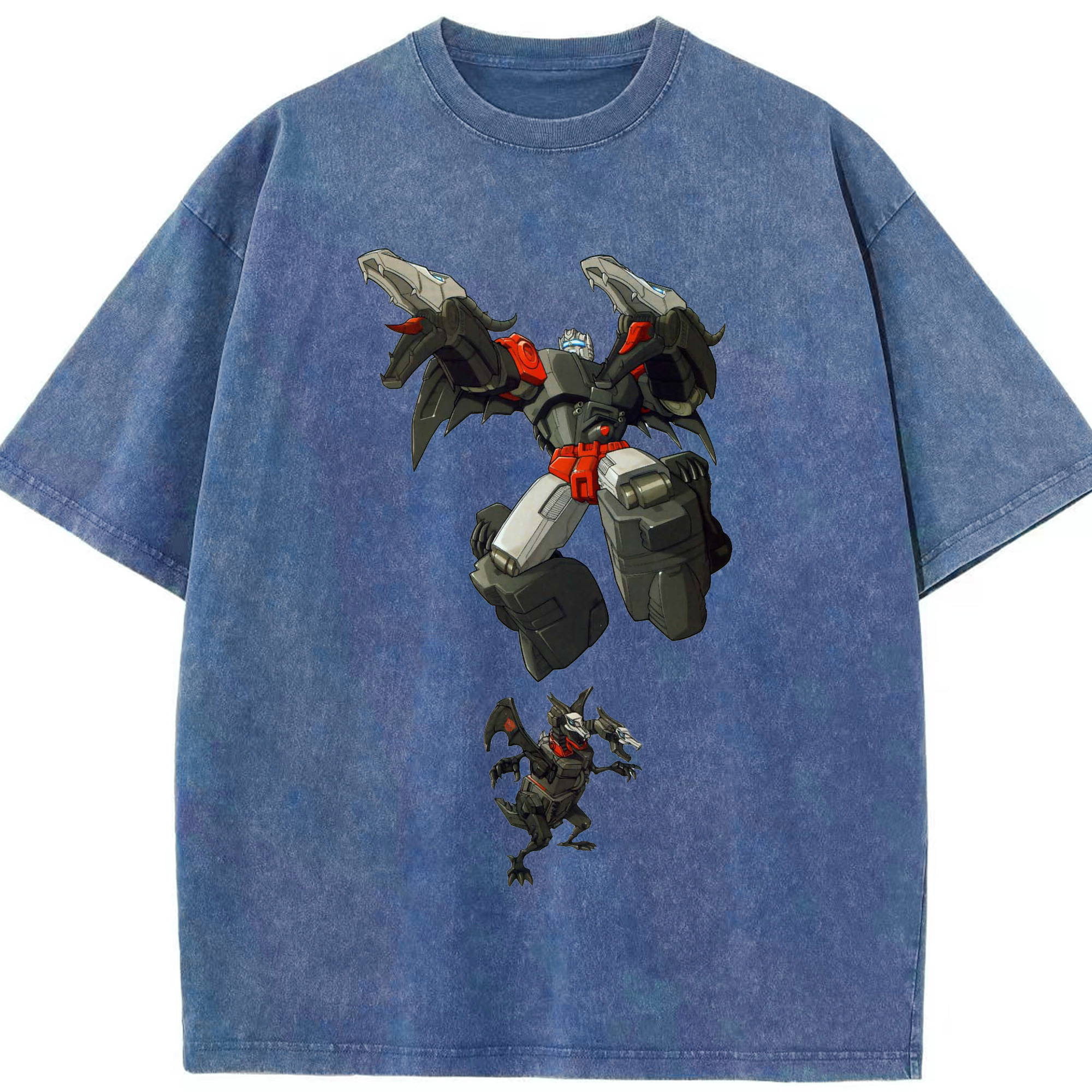 （画像用）  綿100% ヴィンテージ風 半袖Tシャツ（フロントプリント）
