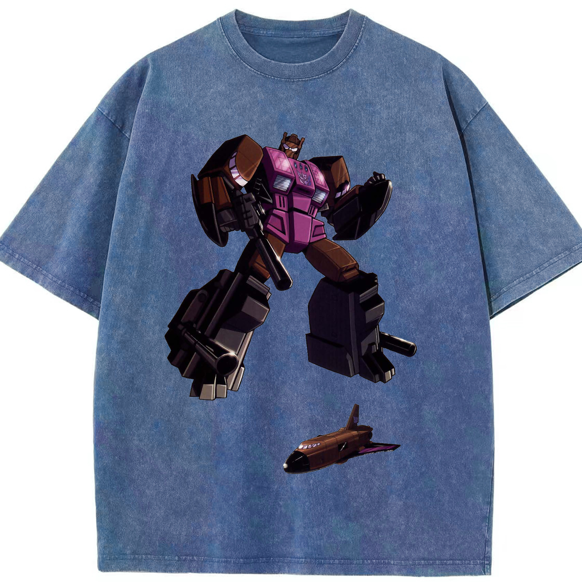 （画像用）  綿100% ヴィンテージ風 半袖Tシャツ（フロントプリント）