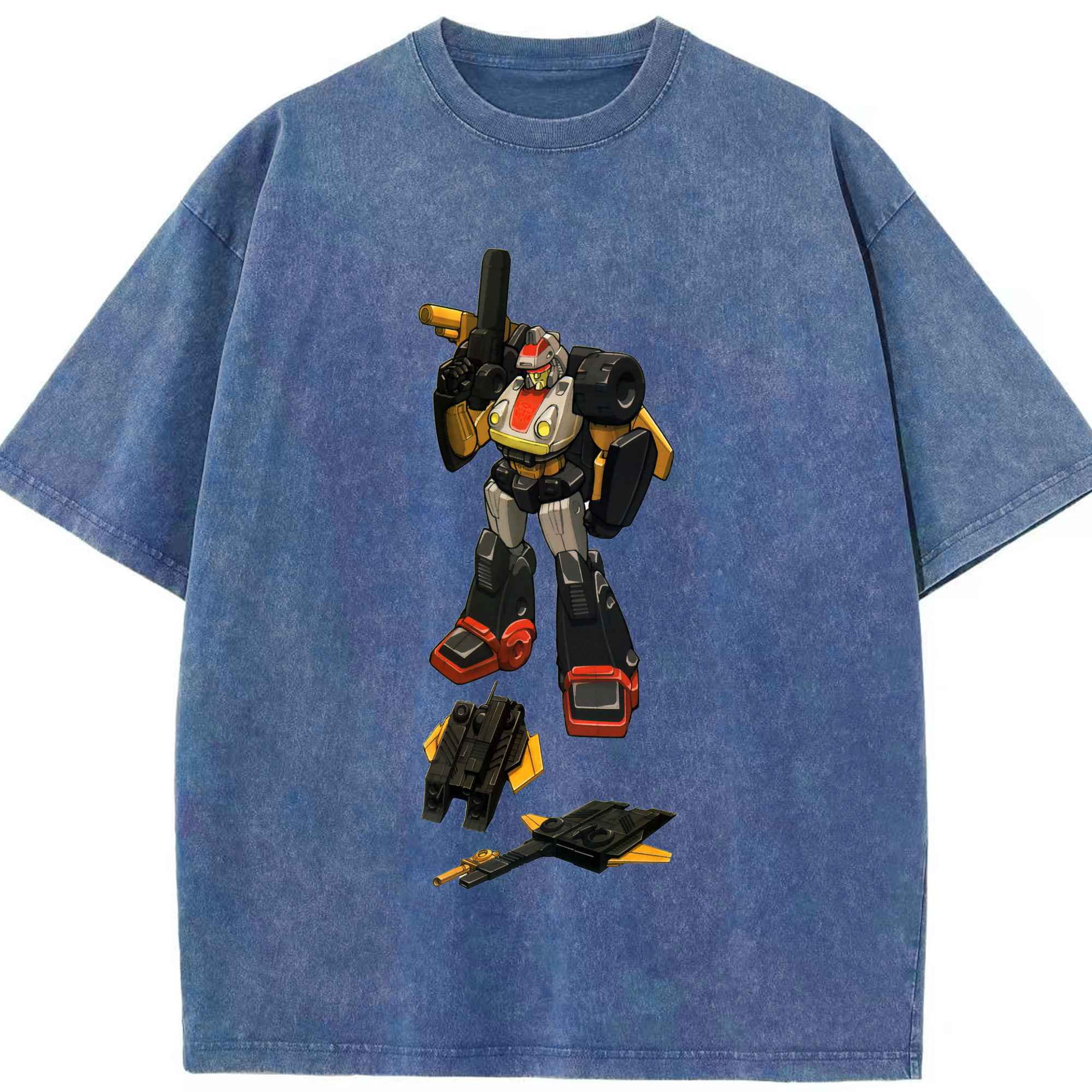 （画像用）  綿100% ヴィンテージ風 半袖Tシャツ（フロントプリント）