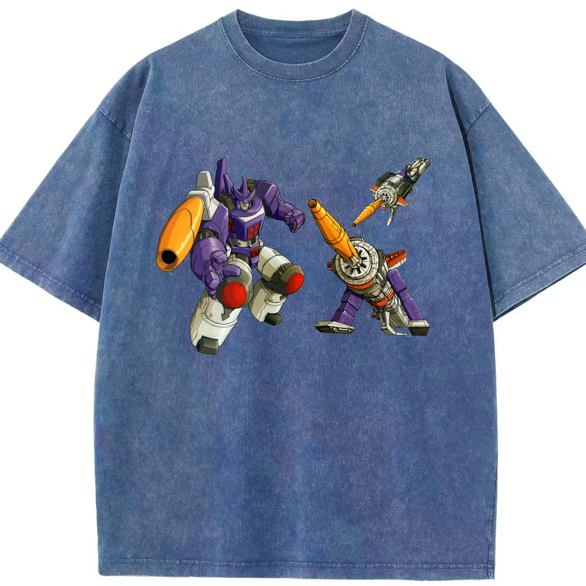 （画像用）  綿100% ヴィンテージ風 半袖Tシャツ（フロントプリント）