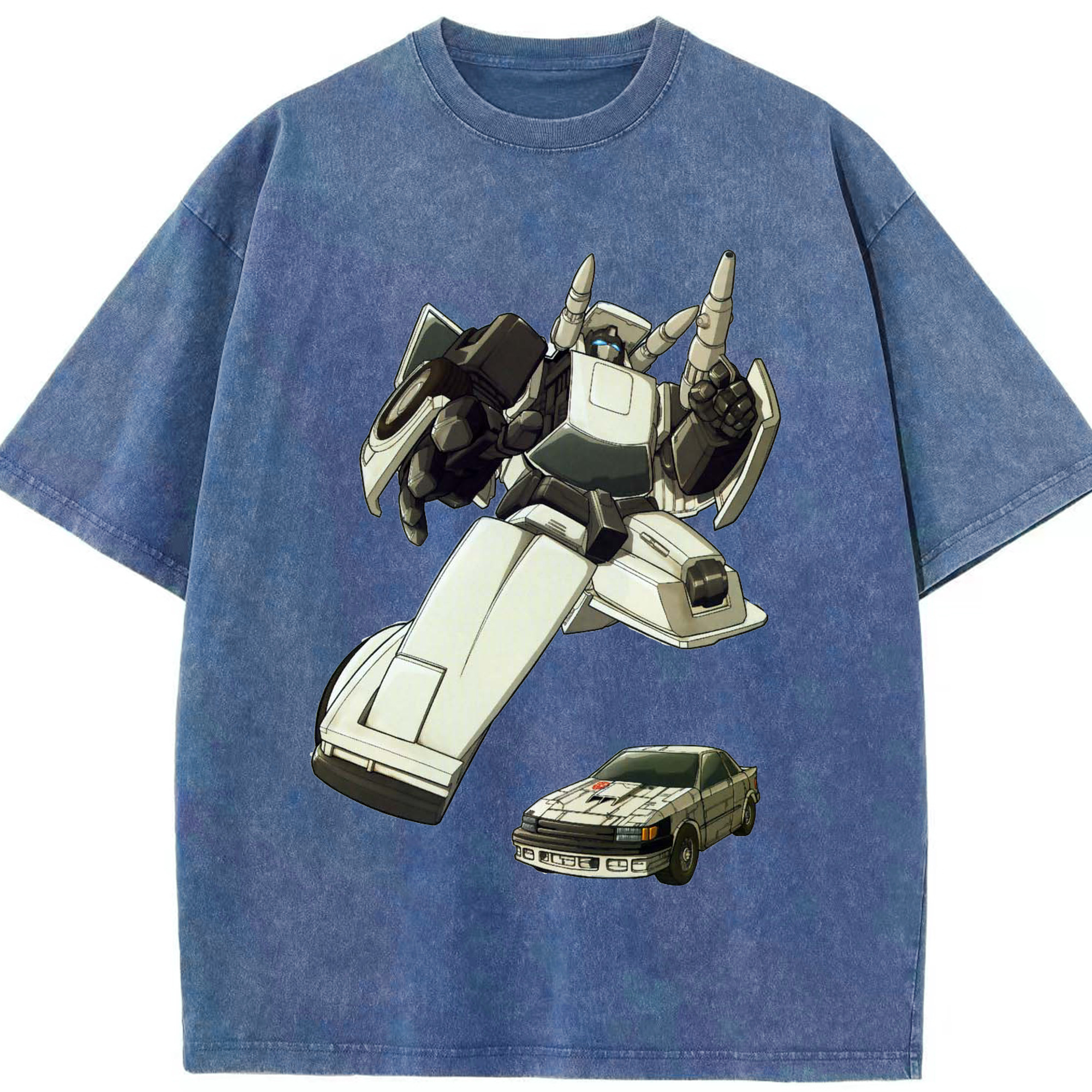 （画像用）  綿100% ヴィンテージ風 半袖Tシャツ（フロントプリント）