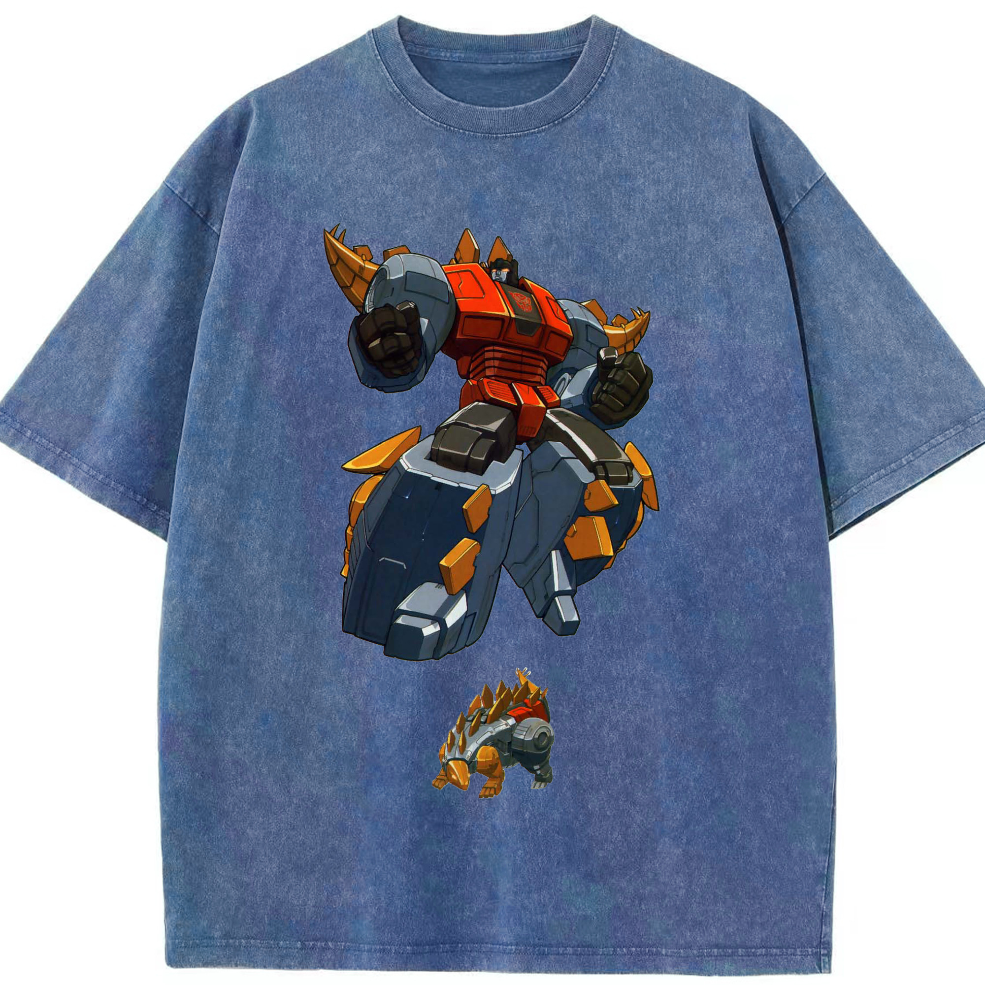（画像用）  綿100% ヴィンテージ風 半袖Tシャツ（フロントプリント）