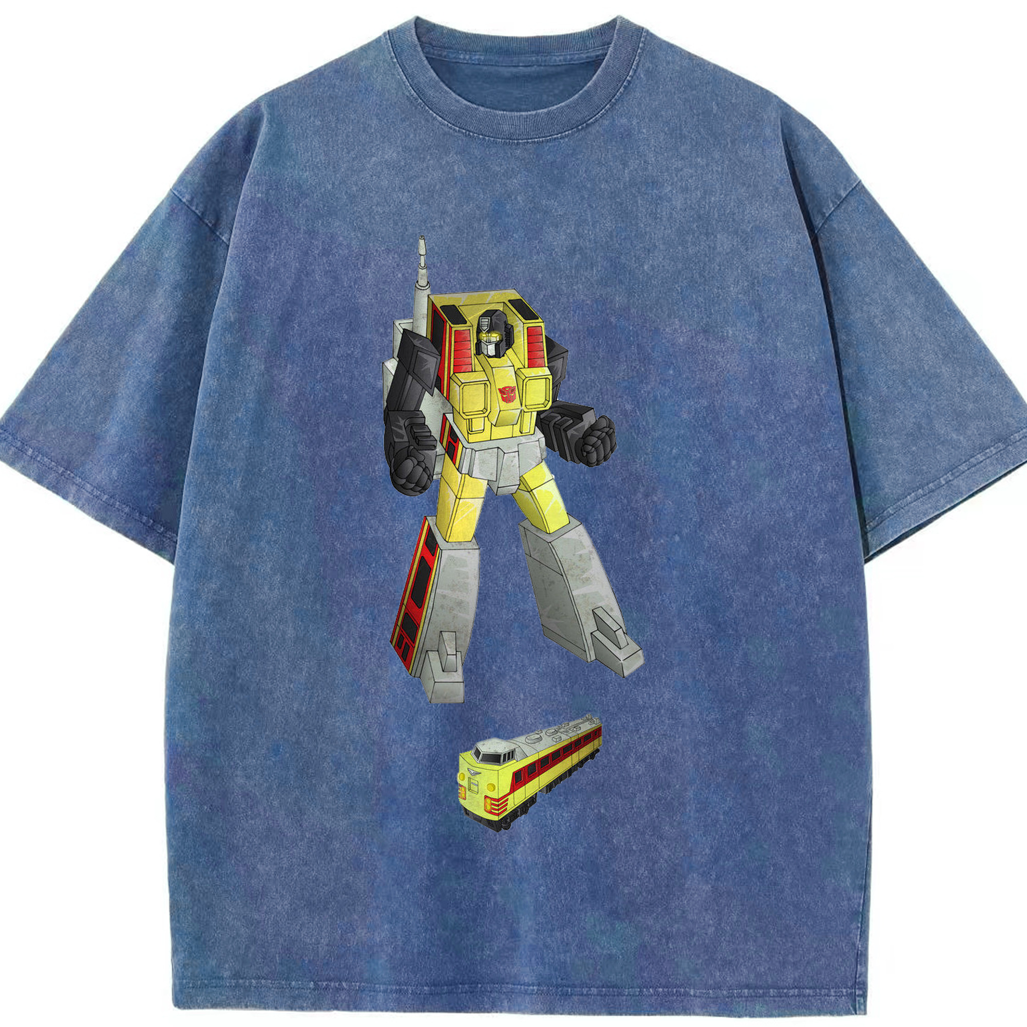 （画像用）  綿100% ヴィンテージ風 半袖Tシャツ（フロントプリント）