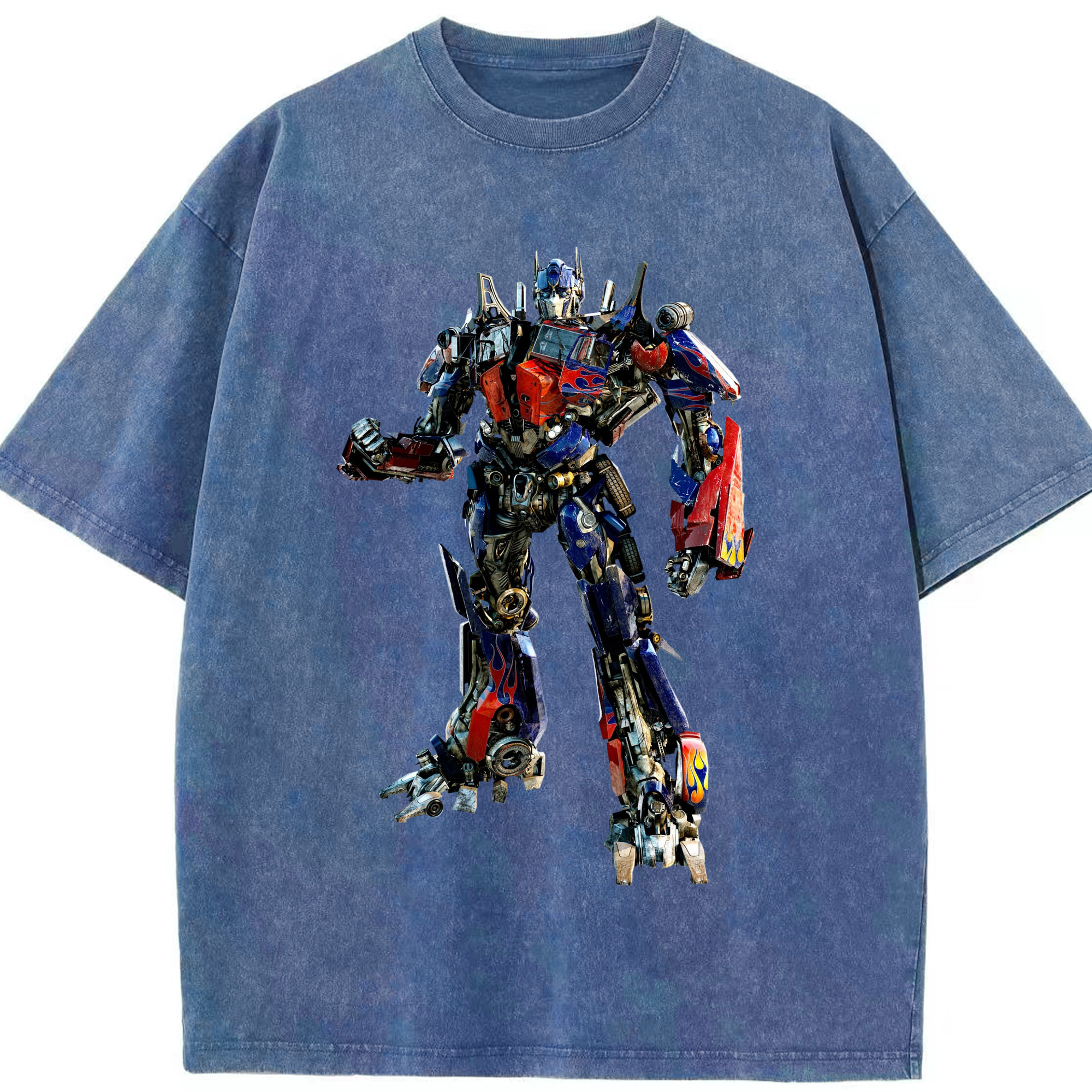 （画像用）  綿100% ヴィンテージ風 半袖Tシャツ（フロントプリント）