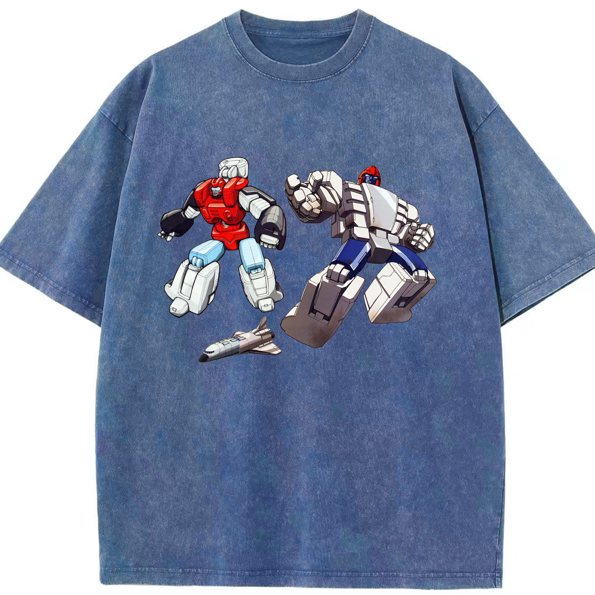 （画像用）  綿100% ヴィンテージ風 半袖Tシャツ（フロントプリント）