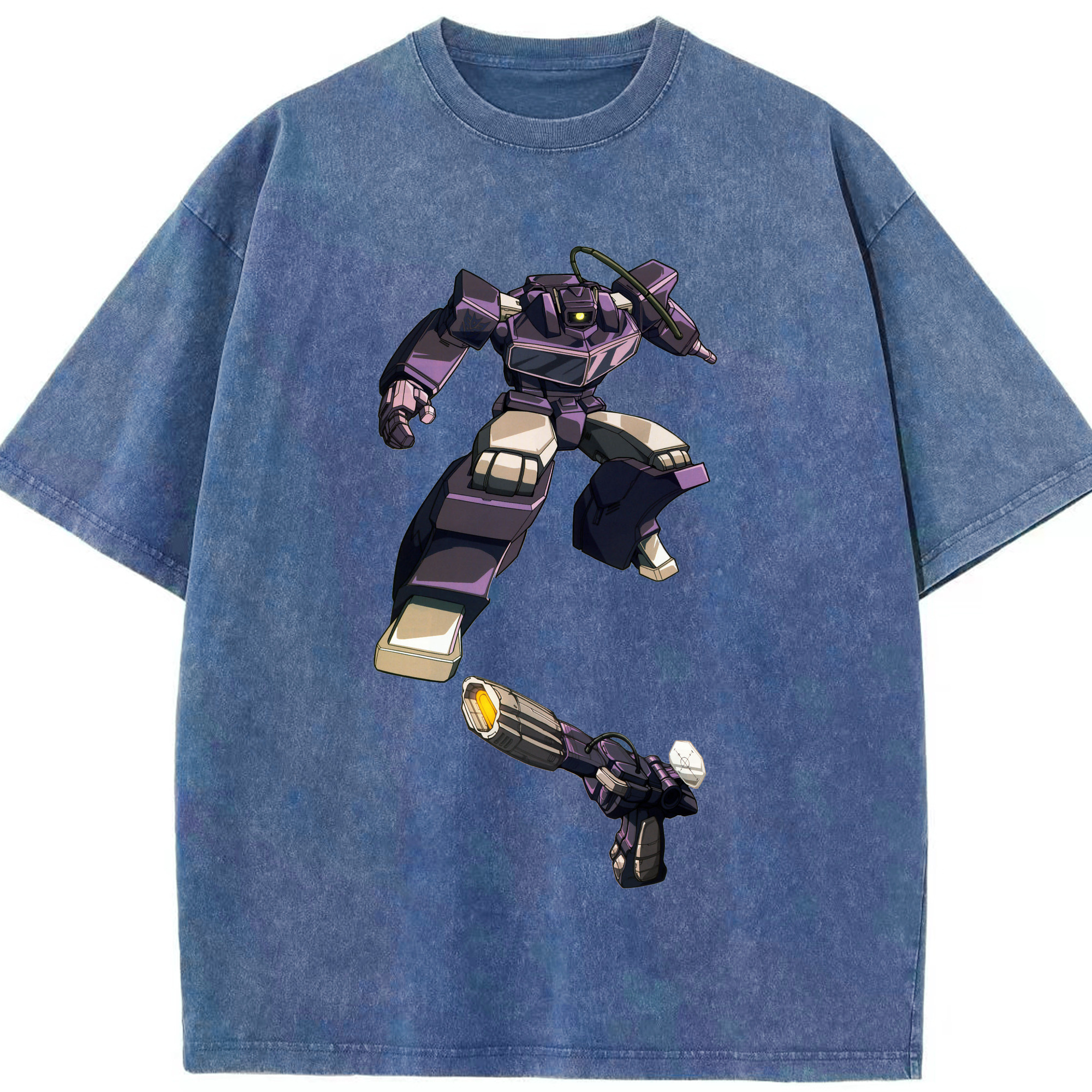 （画像用）  綿100% ヴィンテージ風 半袖Tシャツ（フロントプリント）
