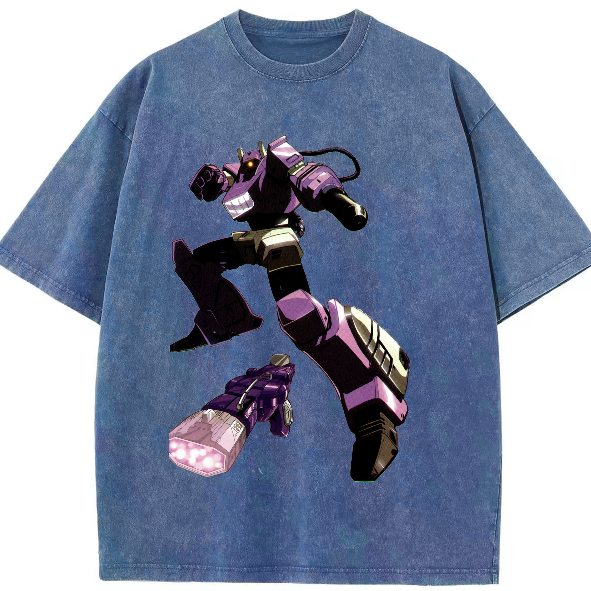（画像用）  綿100% ヴィンテージ風 半袖Tシャツ（フロントプリント）