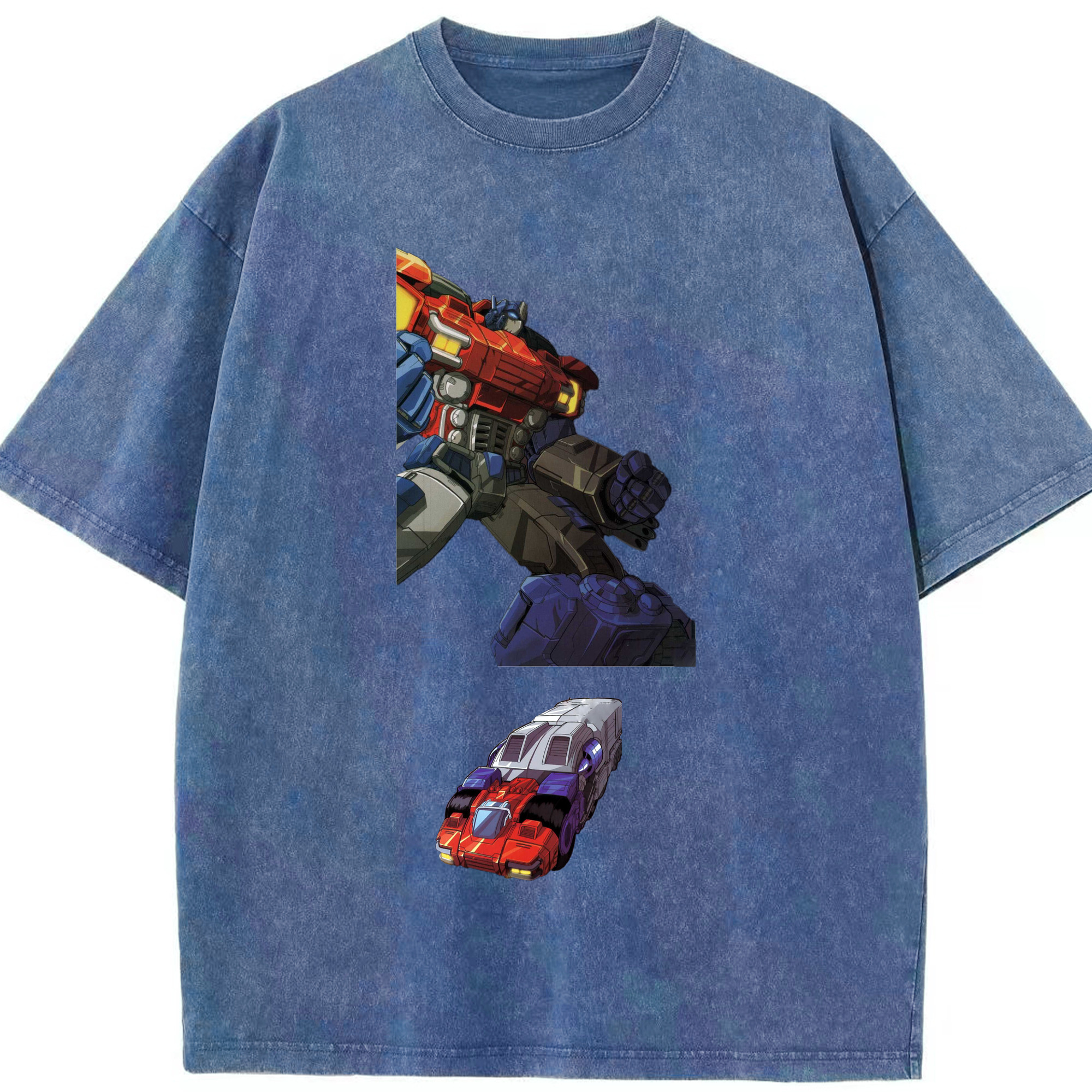 （画像用）  綿100% ヴィンテージ風 半袖Tシャツ（フロントプリント）