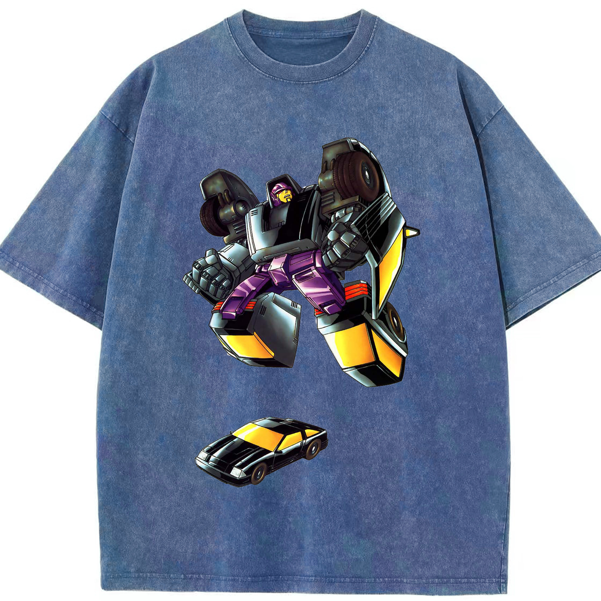 （画像用）  綿100% ヴィンテージ風 半袖Tシャツ（フロントプリント）