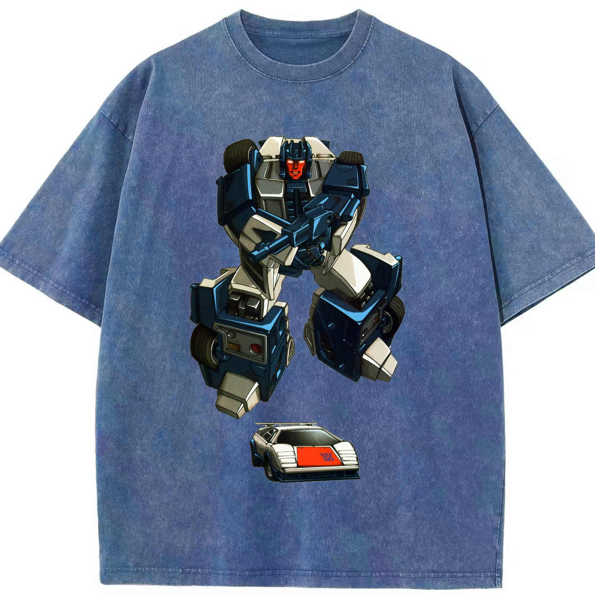 （画像用）  綿100% ヴィンテージ風 半袖Tシャツ（フロントプリント）