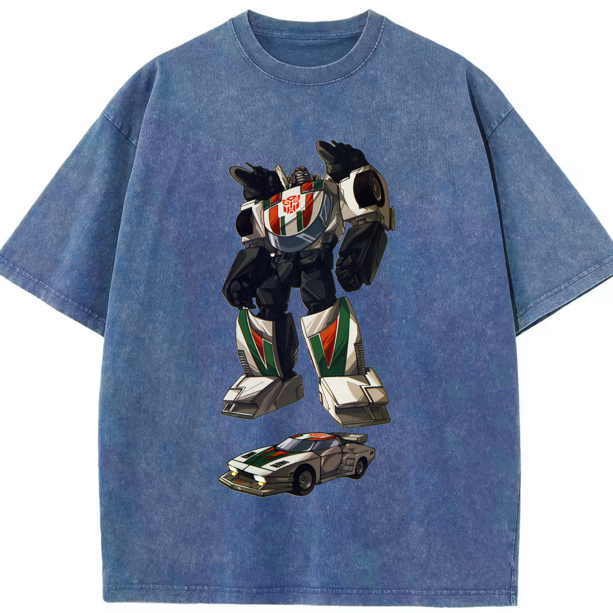 （画像用）  綿100% ヴィンテージ風 半袖Tシャツ（フロントプリント）