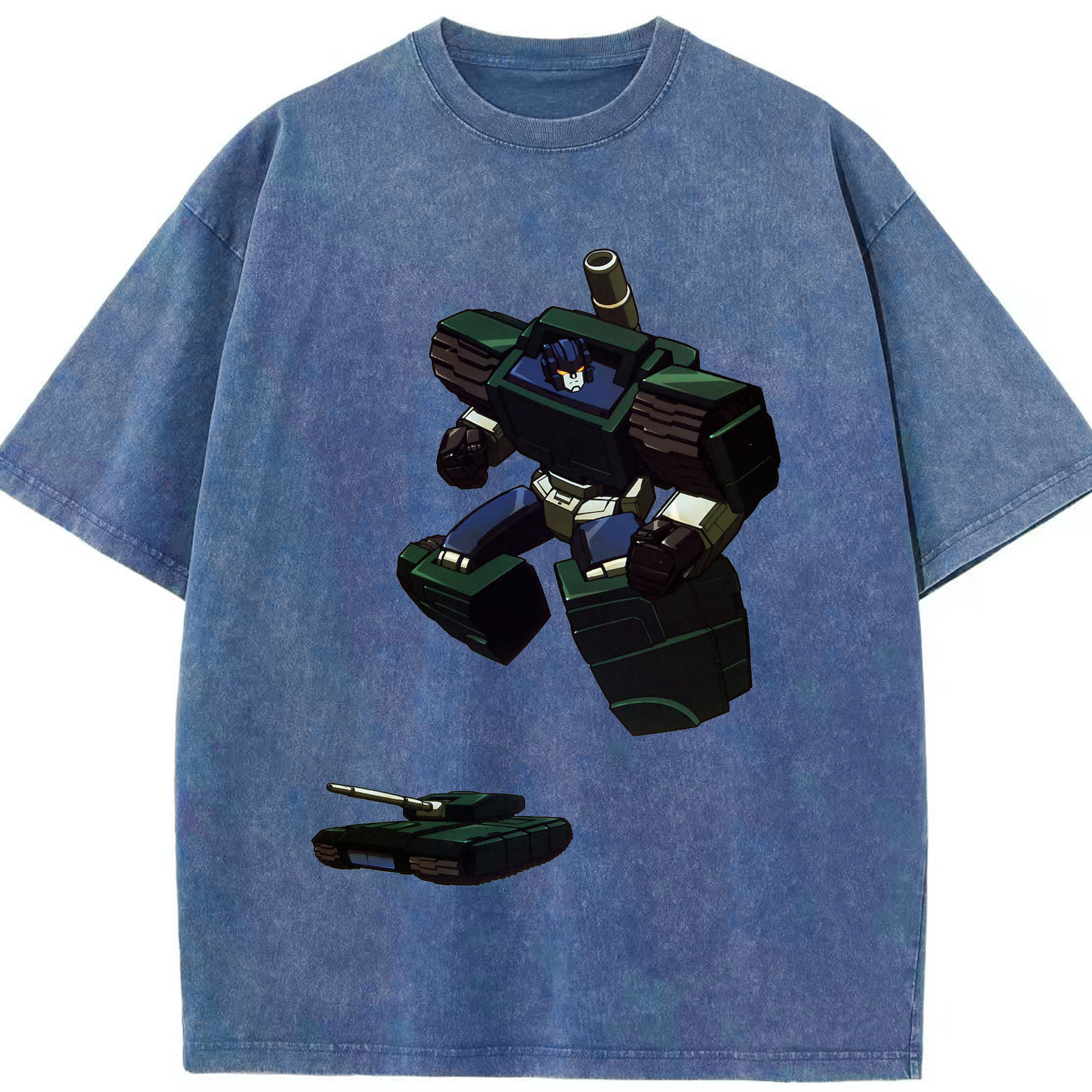 （画像用）  綿100% ヴィンテージ風 半袖Tシャツ（フロントプリント）