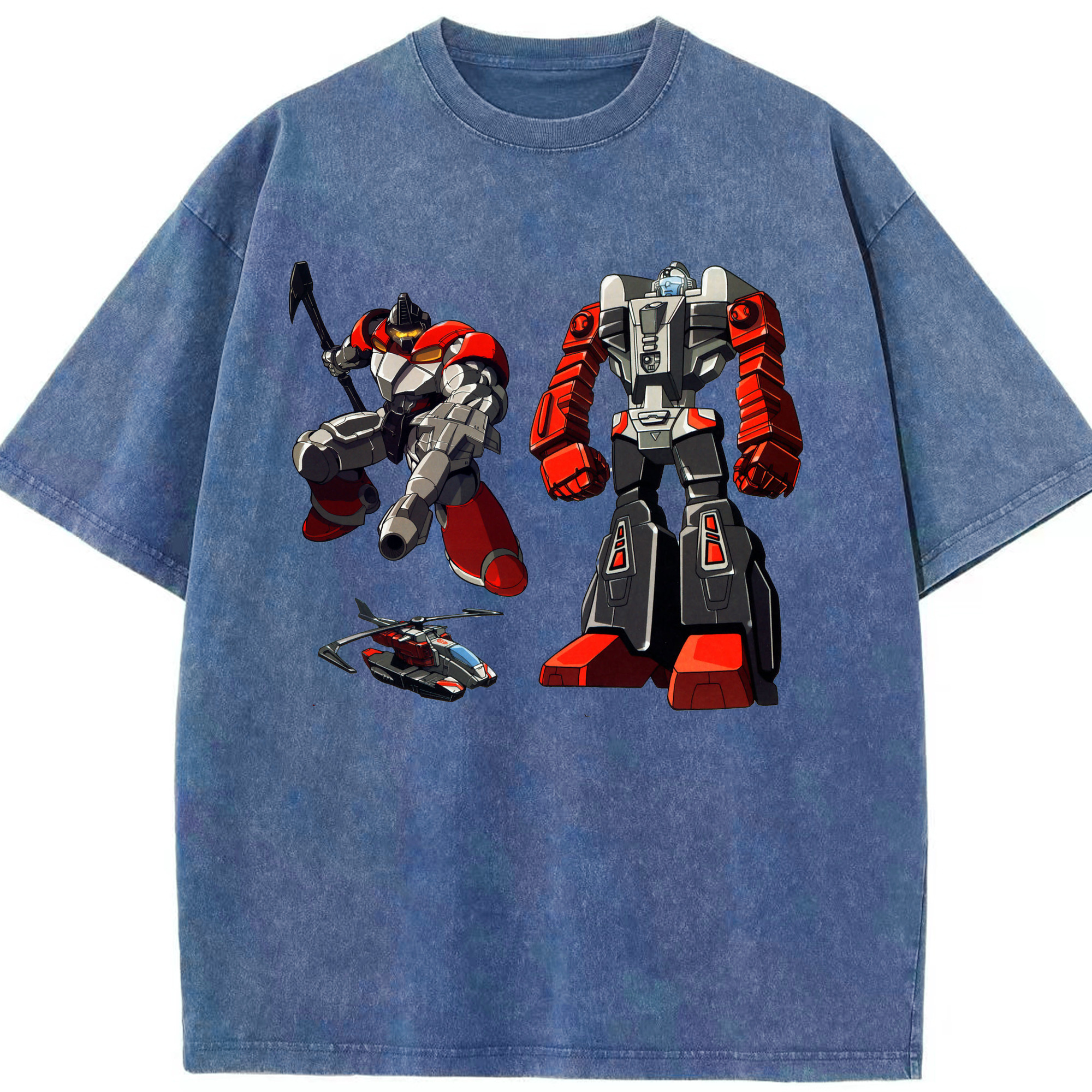 （画像用）  綿100% ヴィンテージ風 半袖Tシャツ（フロントプリント）