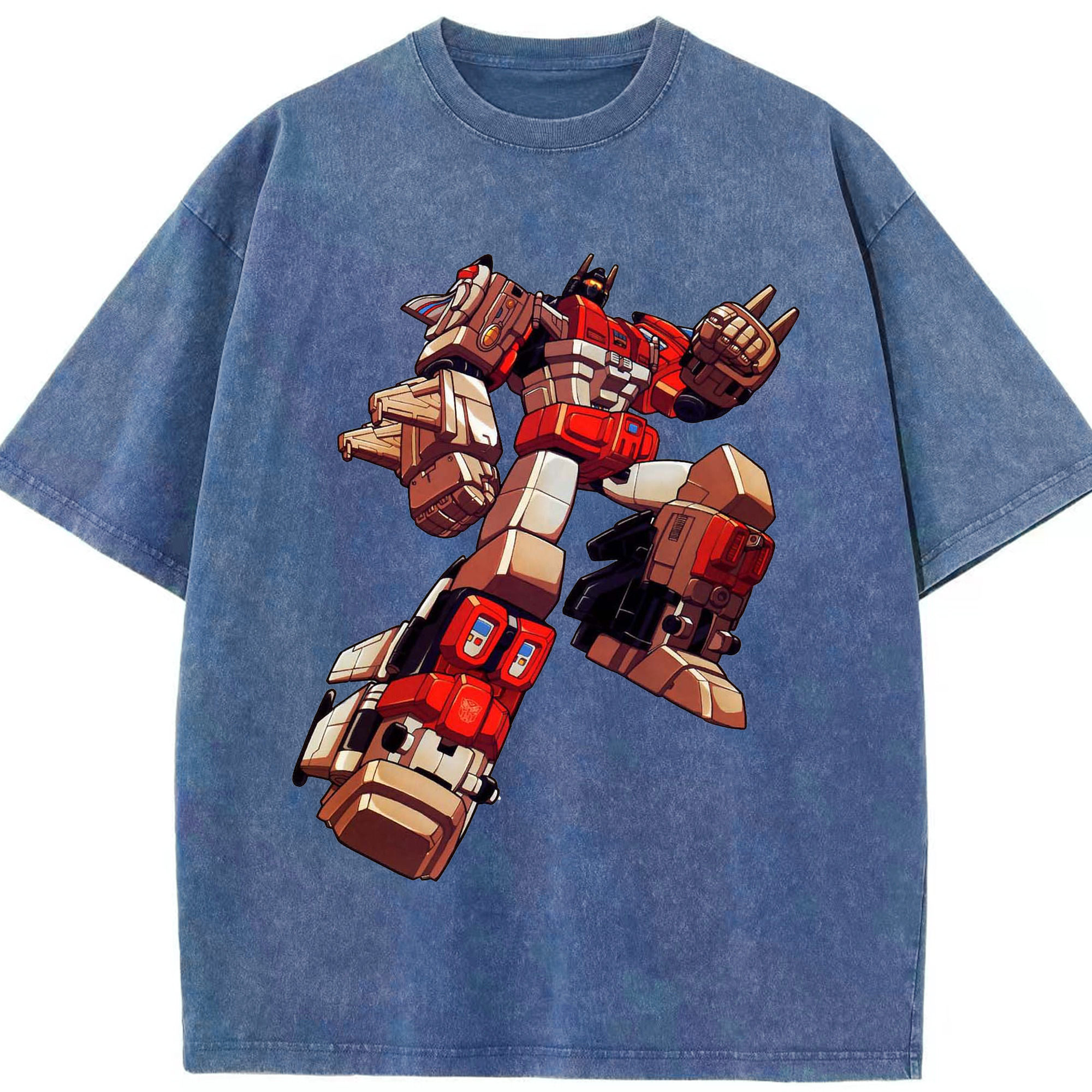 （画像用）  綿100% ヴィンテージ風 半袖Tシャツ（フロントプリント）