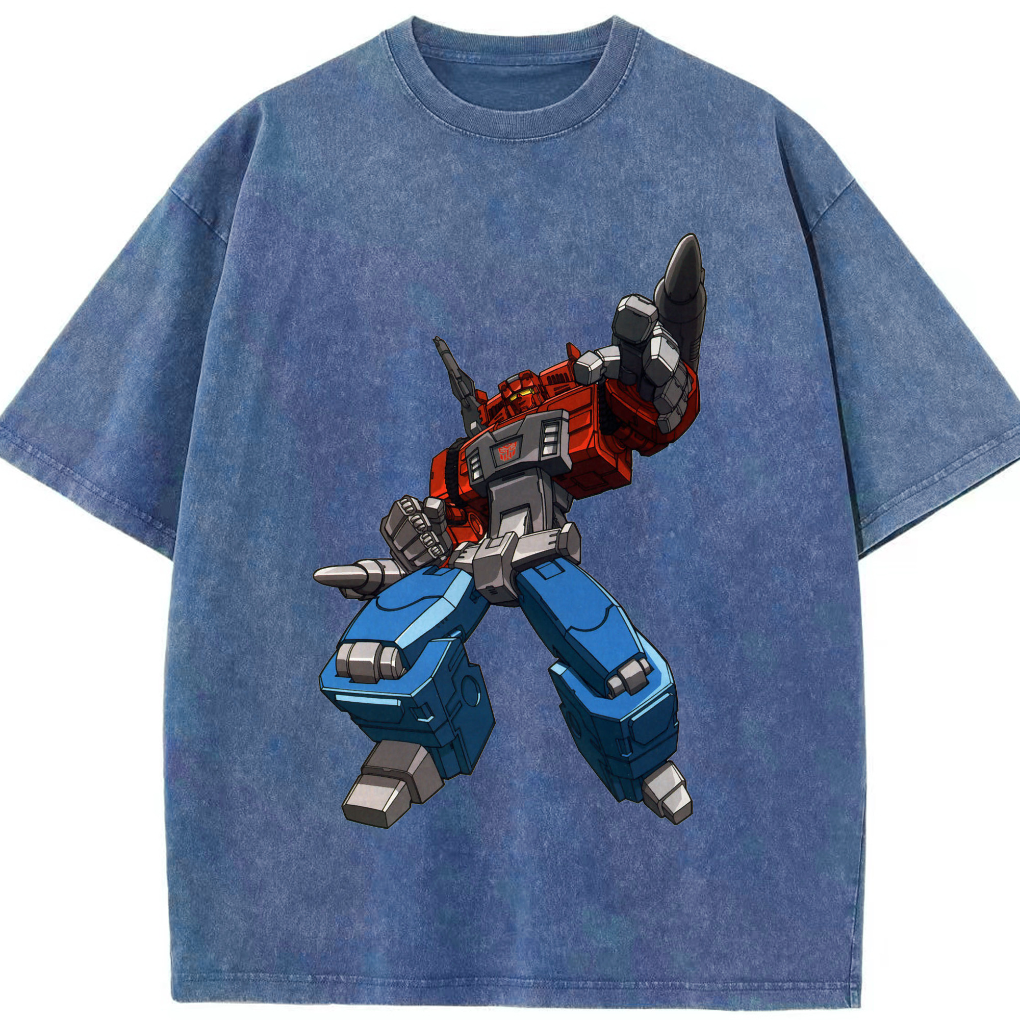 （画像用）  綿100% ヴィンテージ風 半袖Tシャツ（フロントプリント）