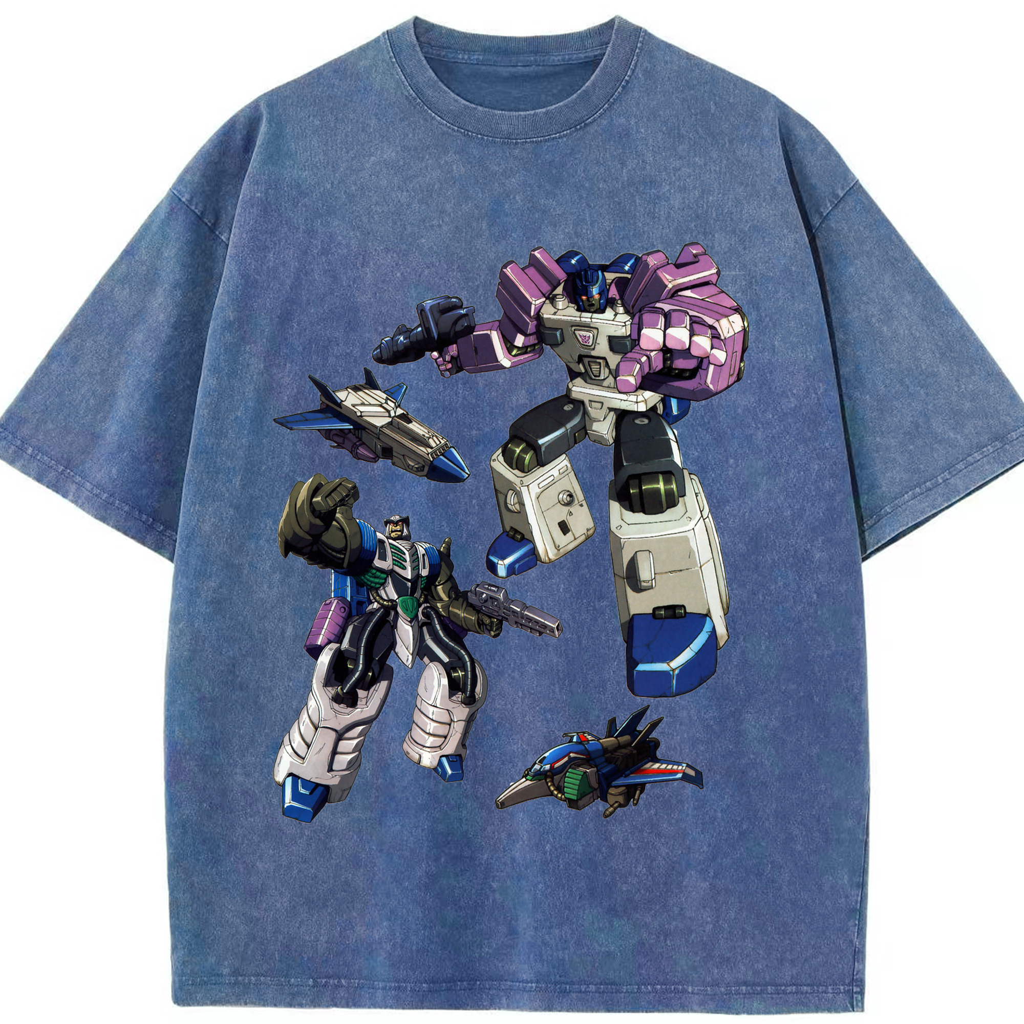 （画像用）  綿100% ヴィンテージ風 半袖Tシャツ（フロントプリント）